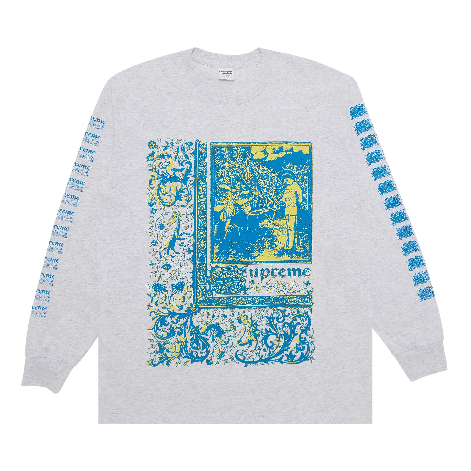 Buy Supreme Saint Sebastian Long-Sleeve Tee 'Ash Grey' - SS24T27