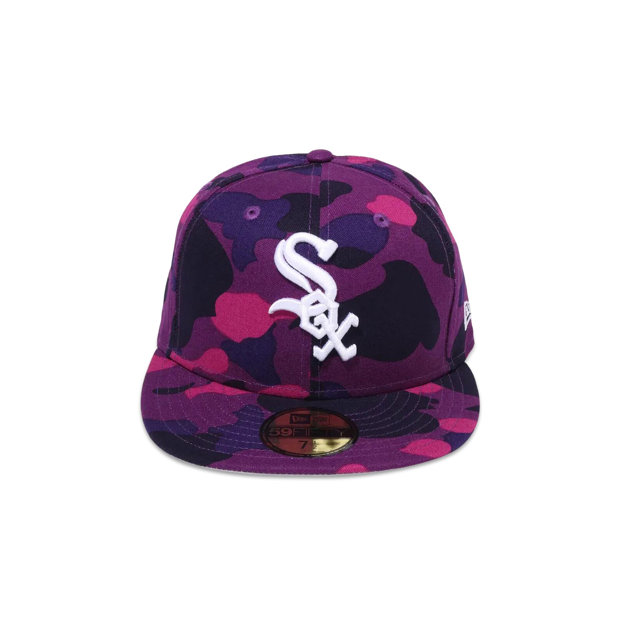 Buy BAPE x MLB x New Era Chicago White Sox 59FIFTY Cap 'Purple