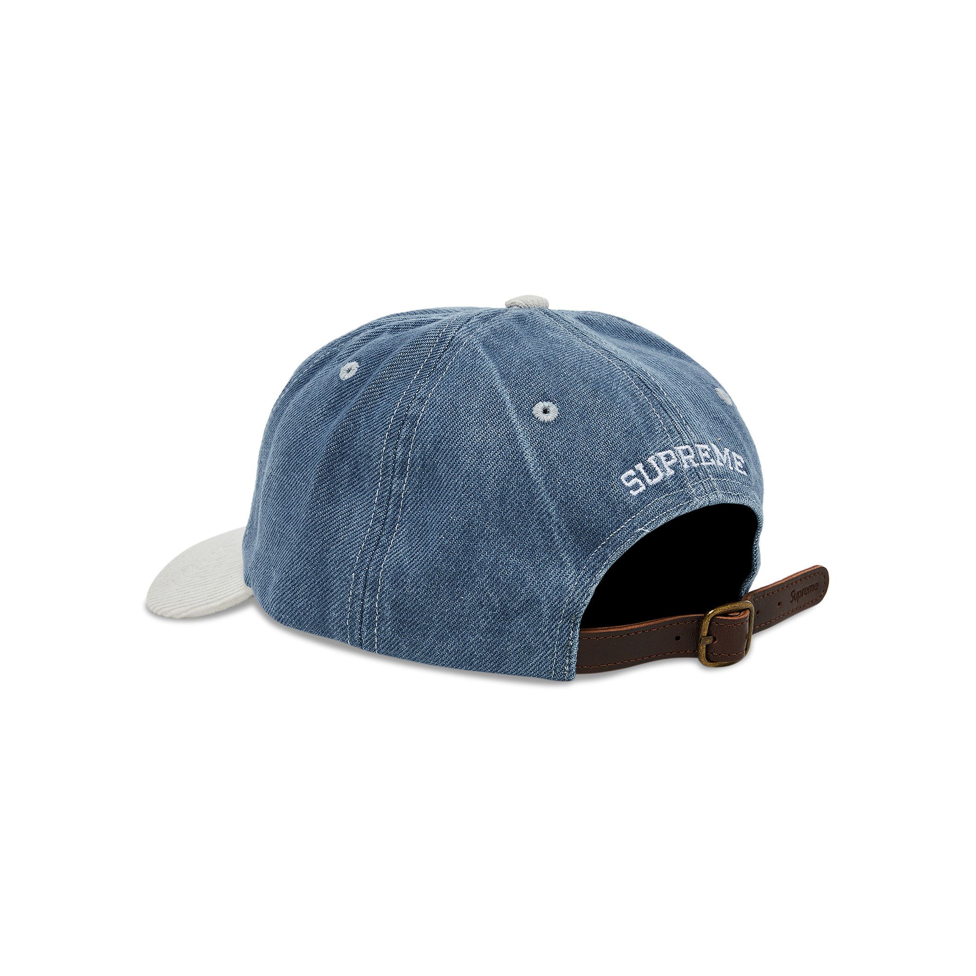Buy Supreme 2-Tone S Logo 6-Panel 'Washed Denim' - SS24H41 WASHED