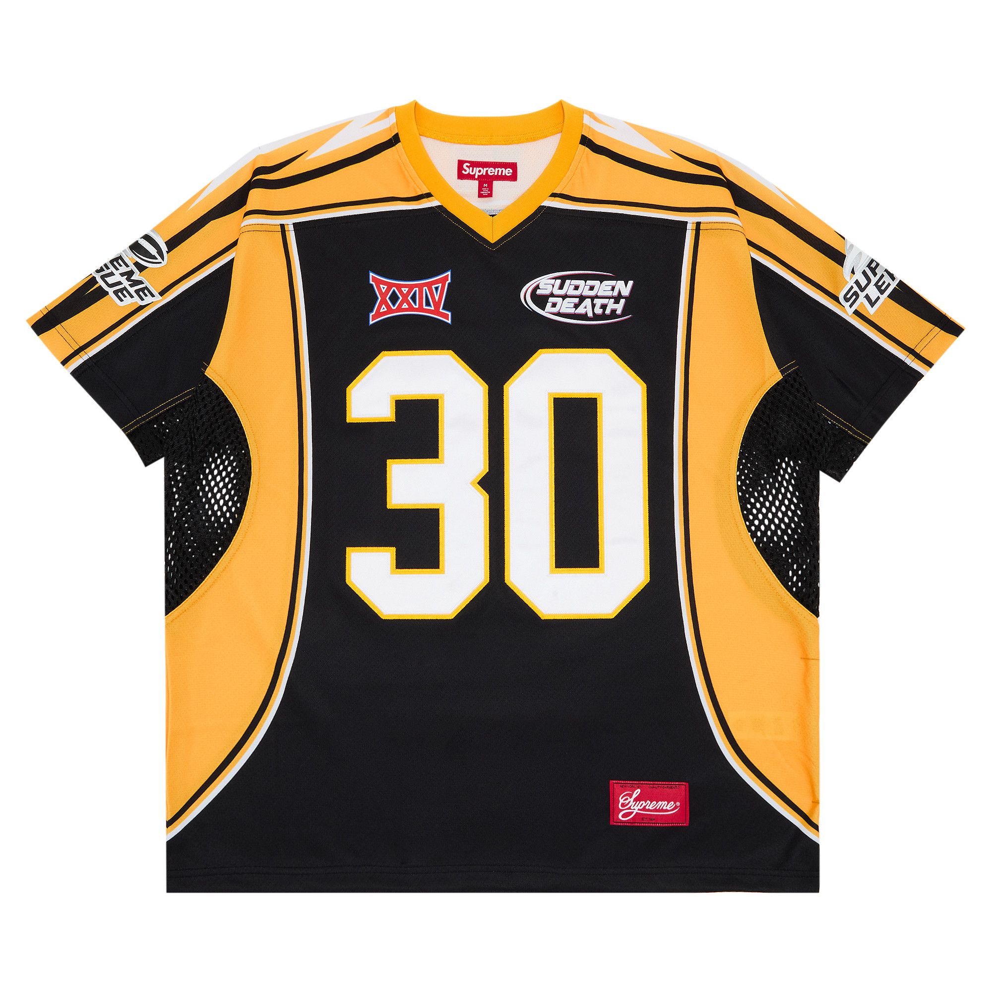 Buy Supreme Sudden Death Football Jersey 'Black' - SS24KN28 BLACK