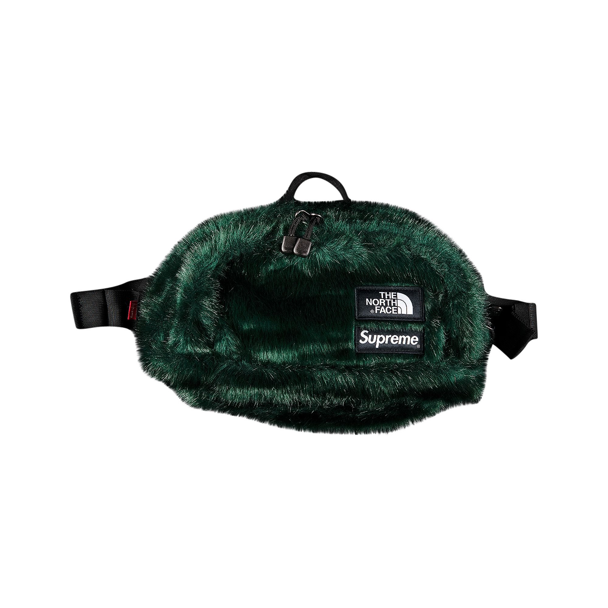 Buy Supreme x The North Face Faux Fur Waist Bag 'Green' - FW20B16