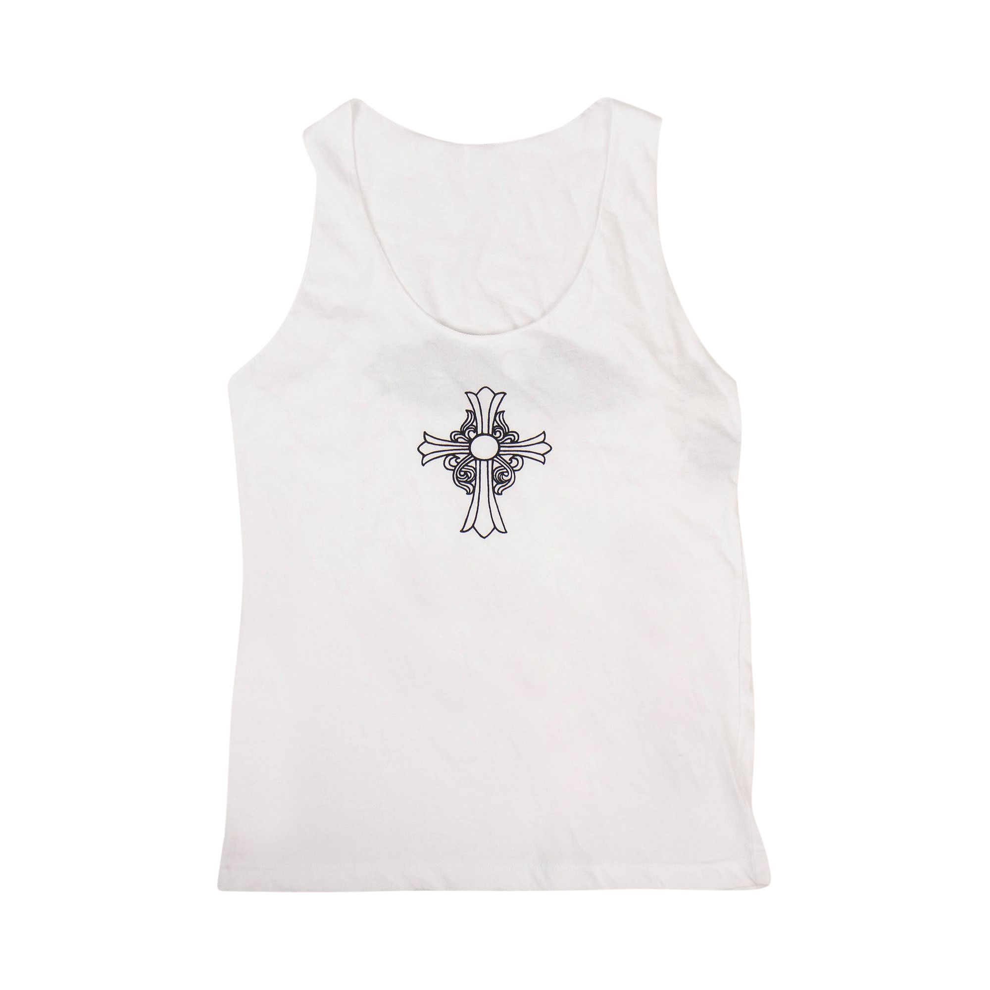 Buy Chrome Hearts Heart Racerback Tank Top 'White' - 1383