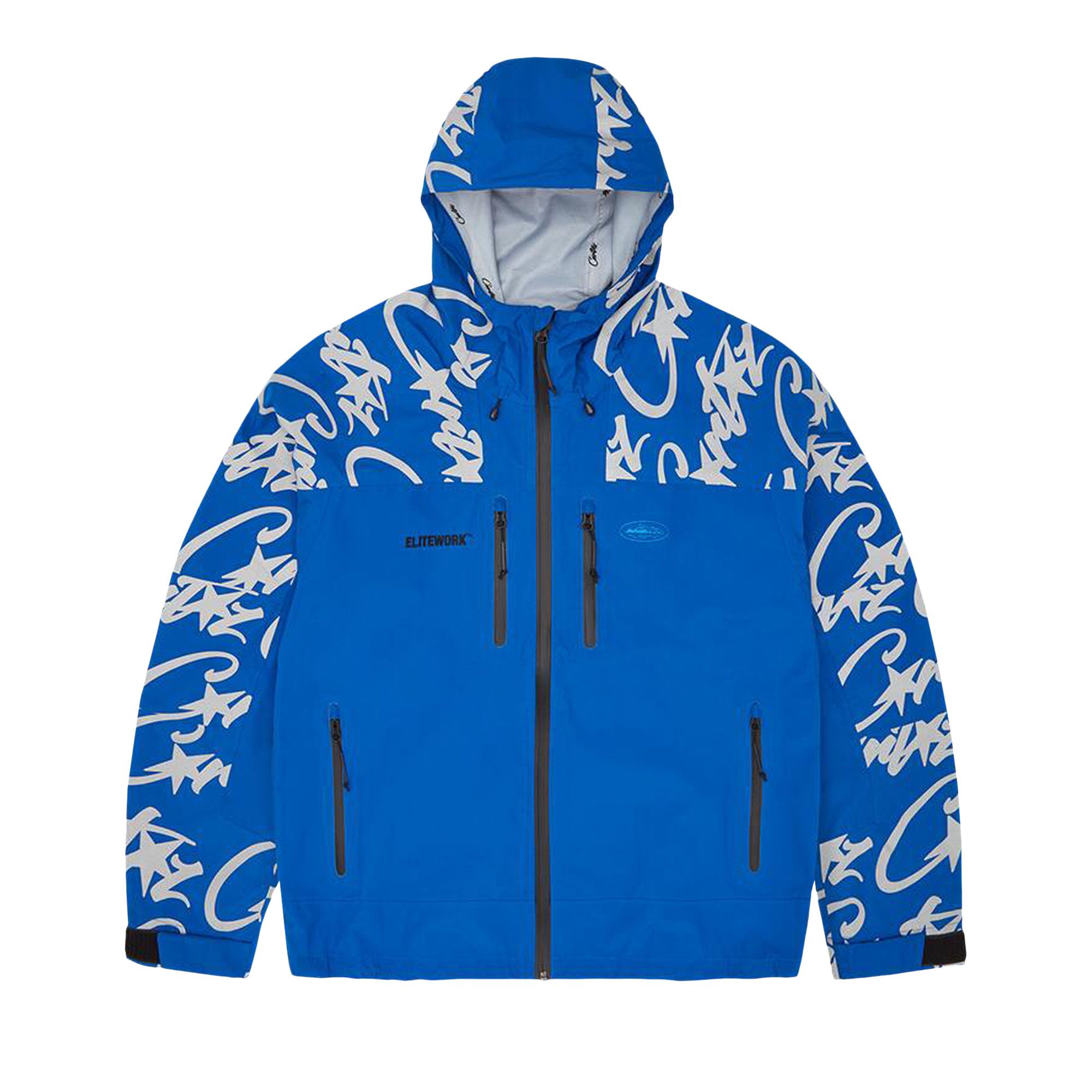Buy Corteiz Elitework Waterproof Shell Jacket 'Royal Blue' - 7892