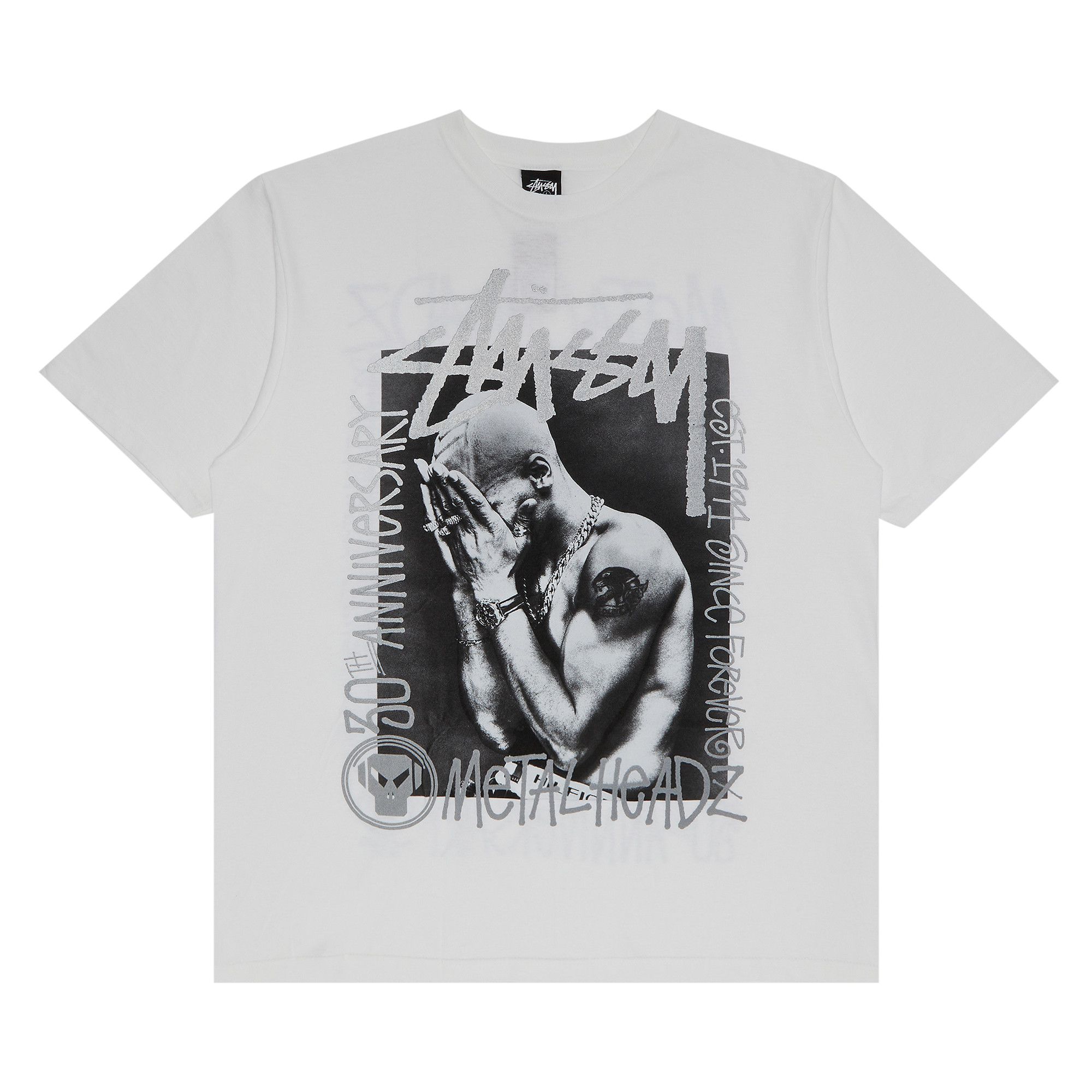 Buy Stussy x Goldie Metalheadz 30 Tee 'White' - 3903901 WHIT | GOAT