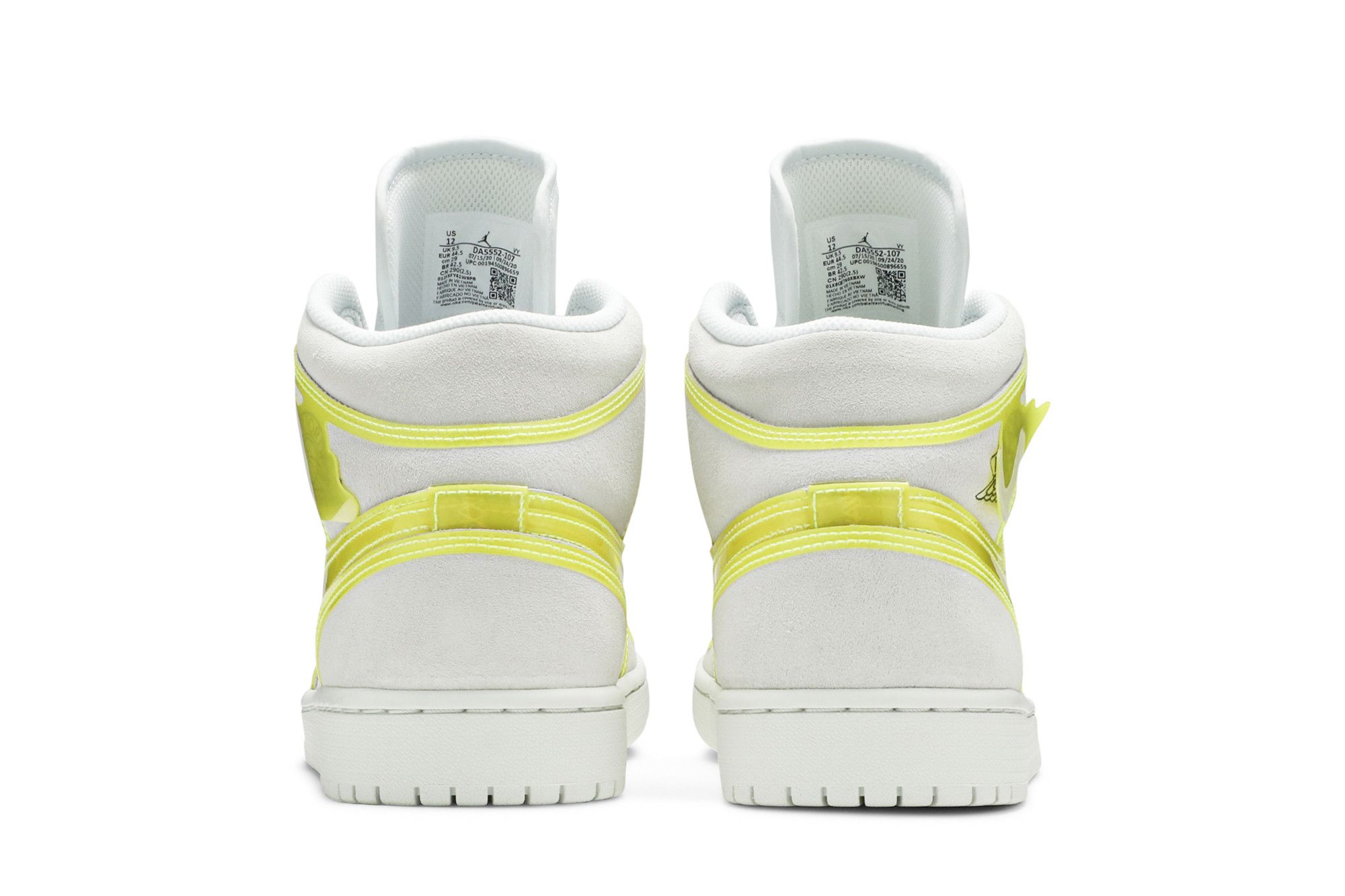 Buy Wmns Air Jordan 1 Mid LX 'Off White Opti Yellow' - DA5552 107