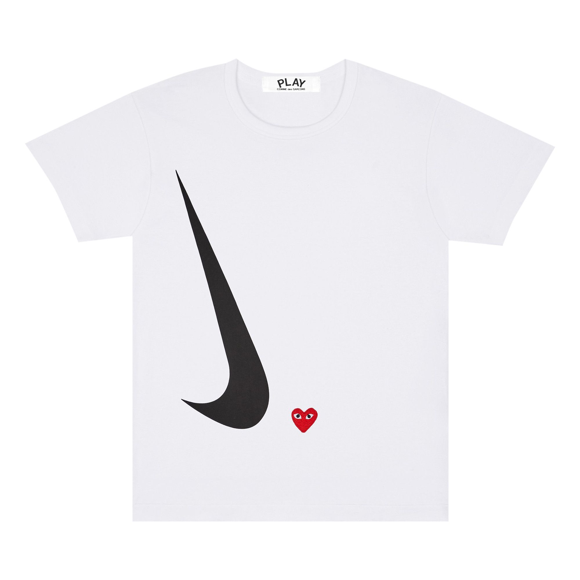 Buy Nike x Comme des Garçons PLAY T-Shirt 'White' - AE T402 051 1