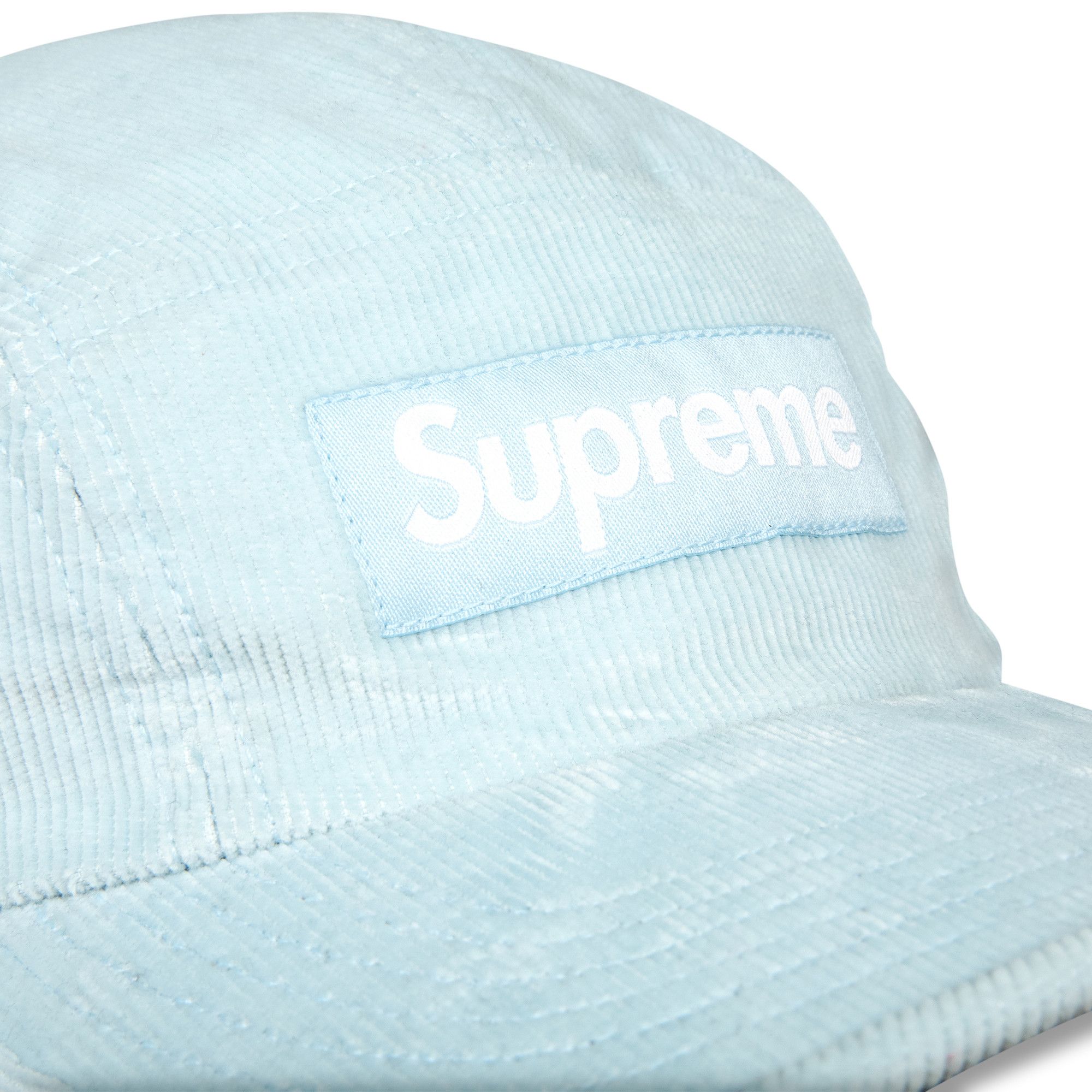 Buy Supreme Fine Wale Corduroy Camp Cap 'Light Blue' - SS21H62