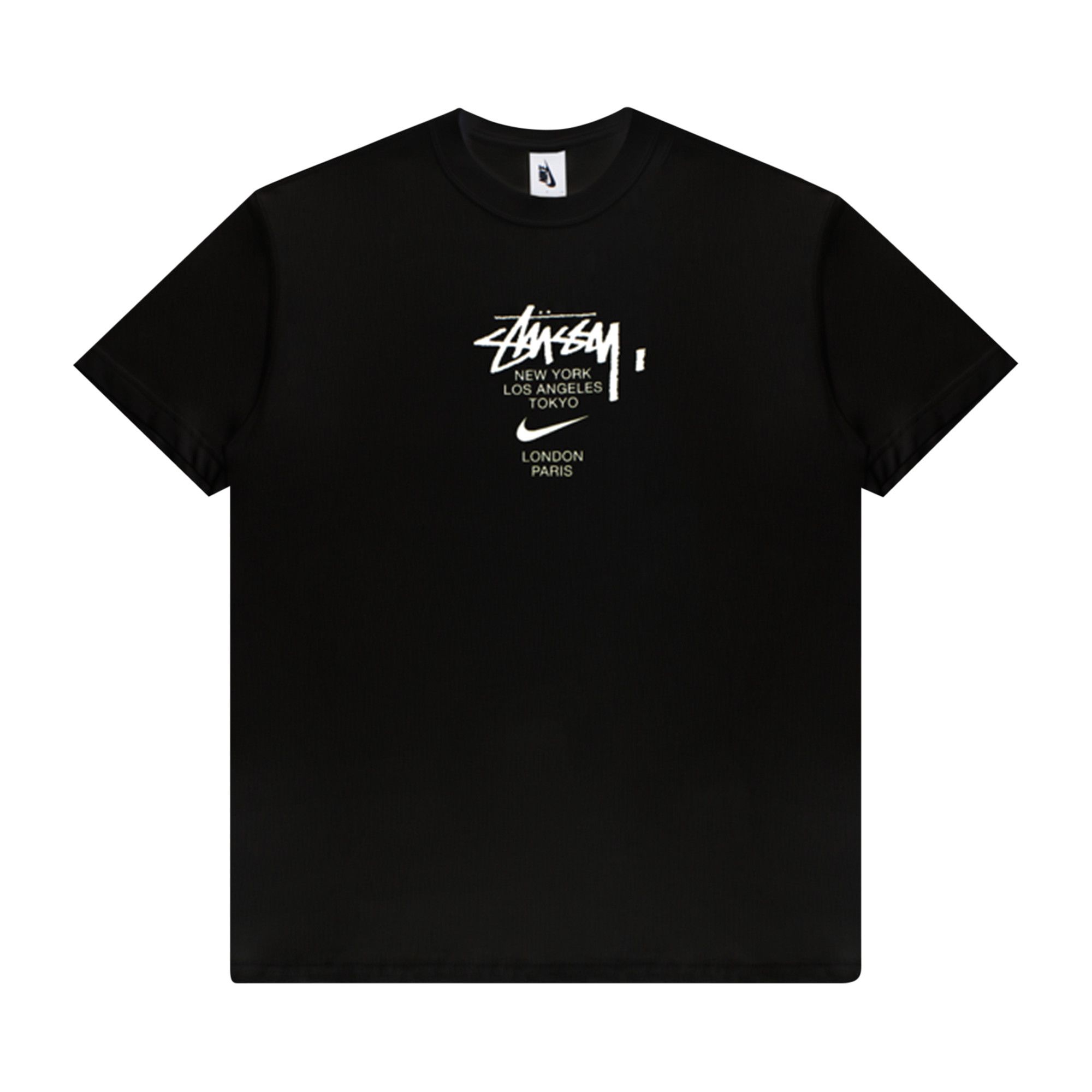 Buy Nike x Stussy International Tee 'Black' - DD3342 010 | GOAT