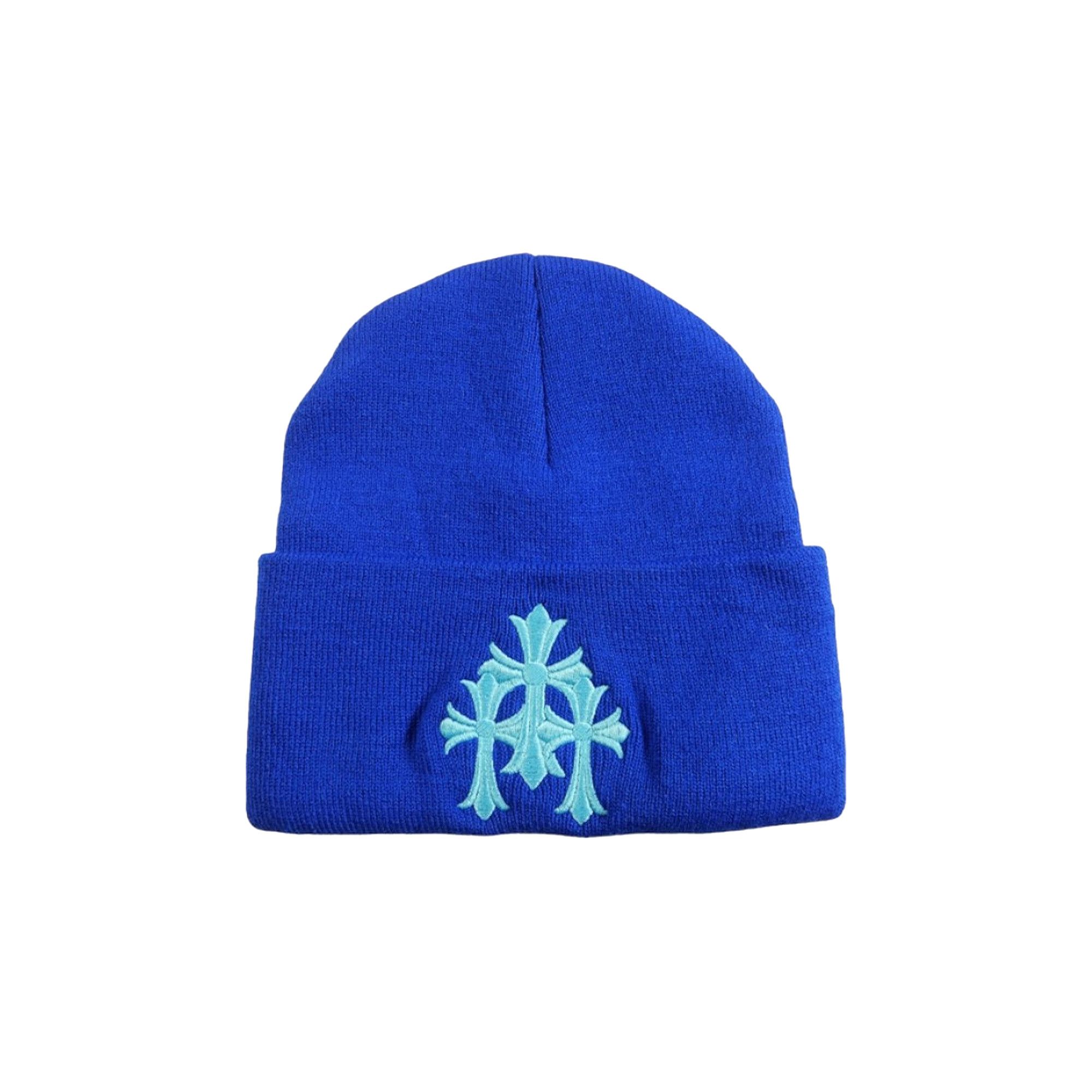 Buy Chrome Hearts Triple Cross Watch Cap 'Blue' - 1383 1FW230701WC