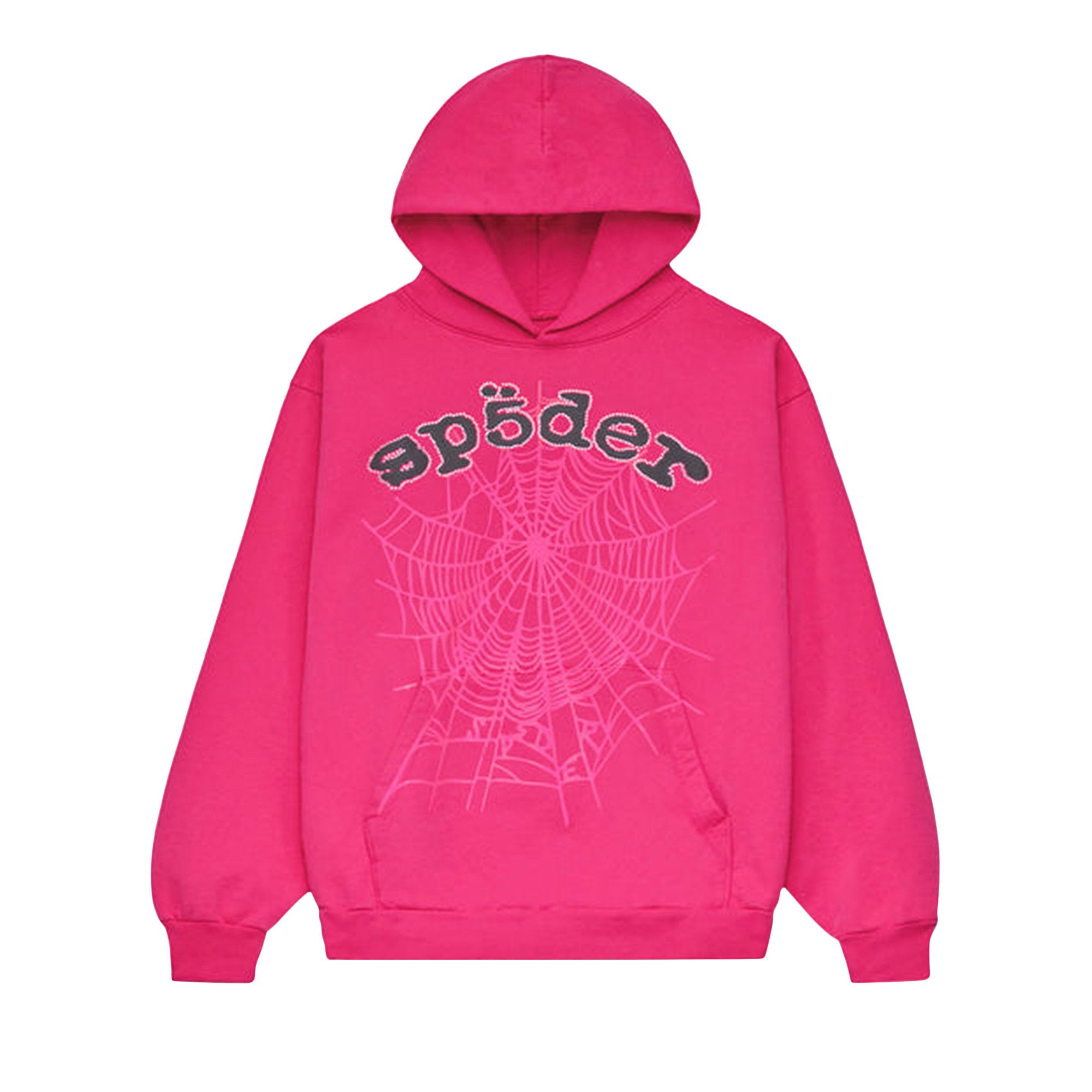 Buy Sp5der Legacy Hoodie 'Pink/Black' - MS01SS001W2PB | GOAT