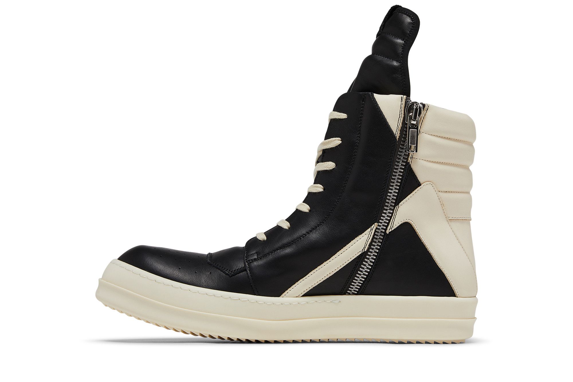 Buy Rick Owens Porterville Geobasket 'Black Milk' - RU02D6894 LCO