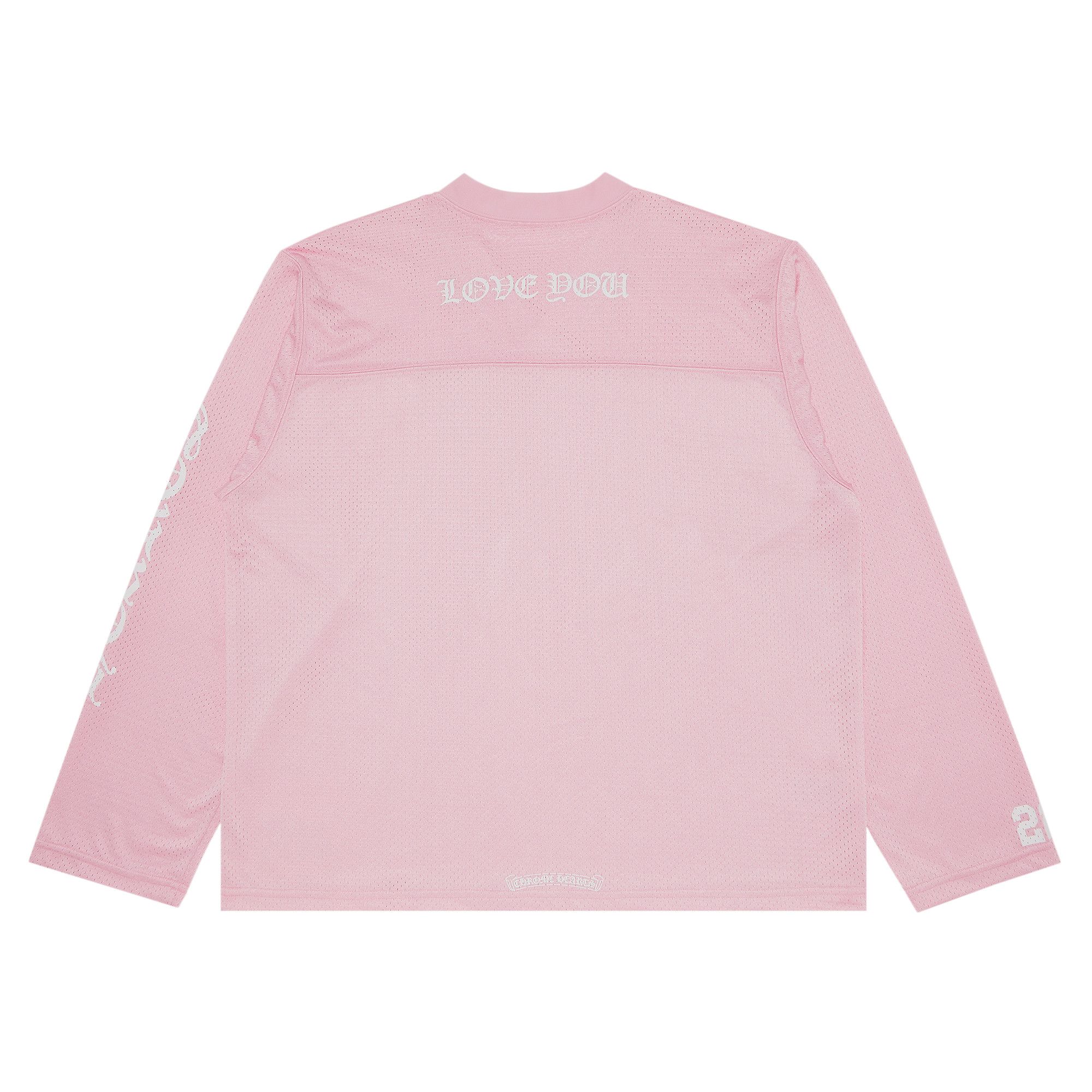 Buy Chrome Hearts Love You Mesh Warm Up Jersey 'Pink' - 1383