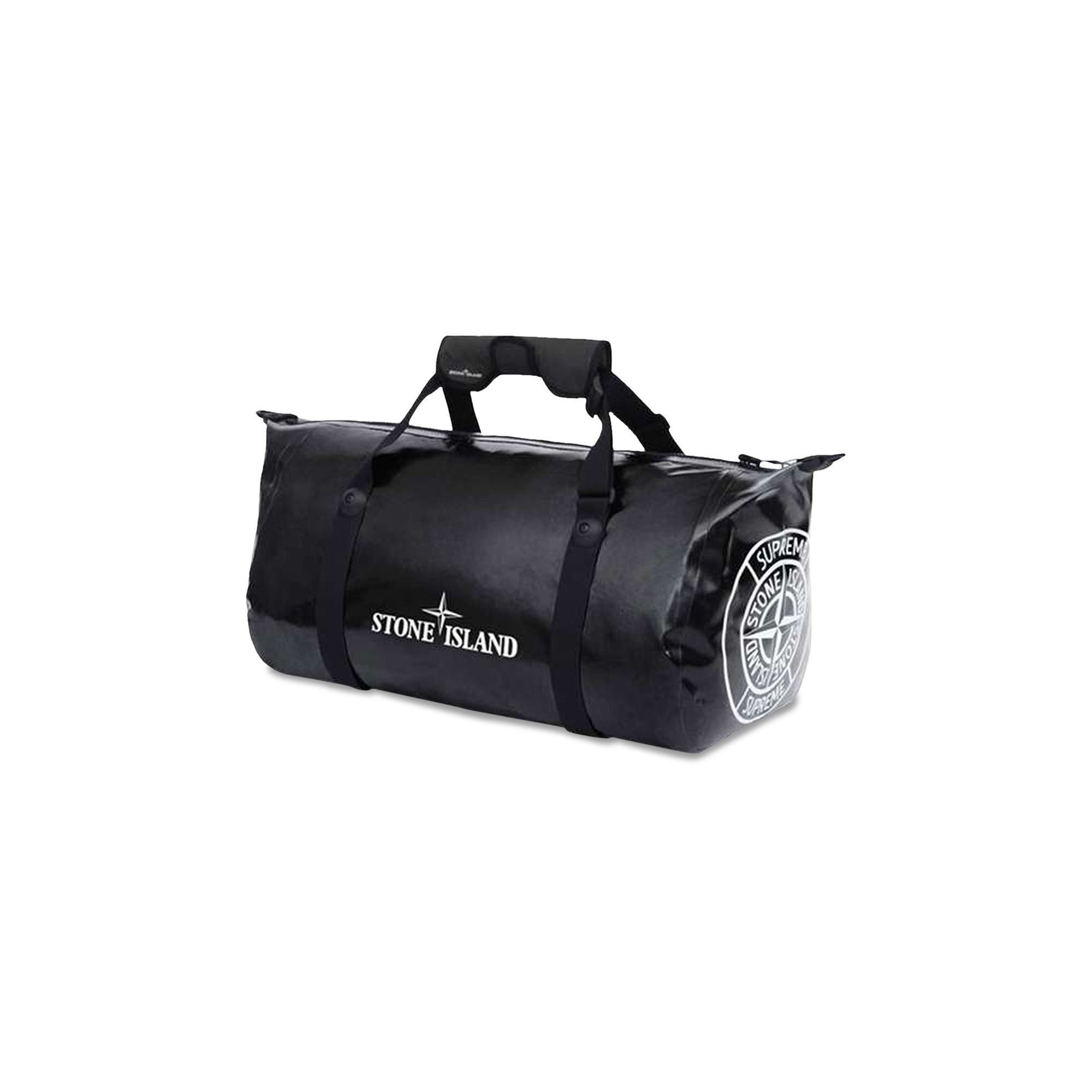 Buy Supreme x Stone Island Ortlieb PVC Duffle Bag 'Black' - SS16B2