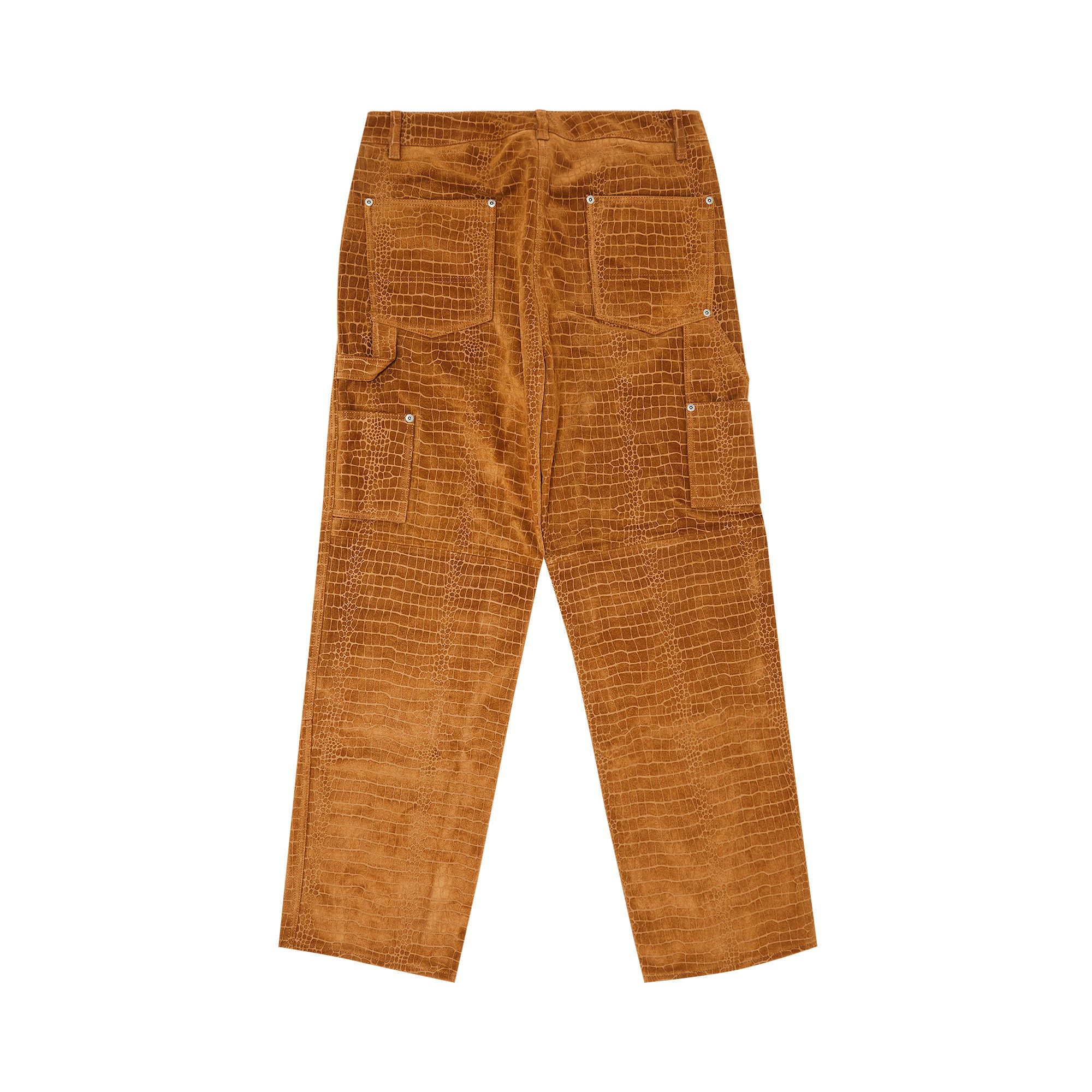 Buy Supreme Suede Double Knee Painter Pant 'Croc' - FW24P34 CROC