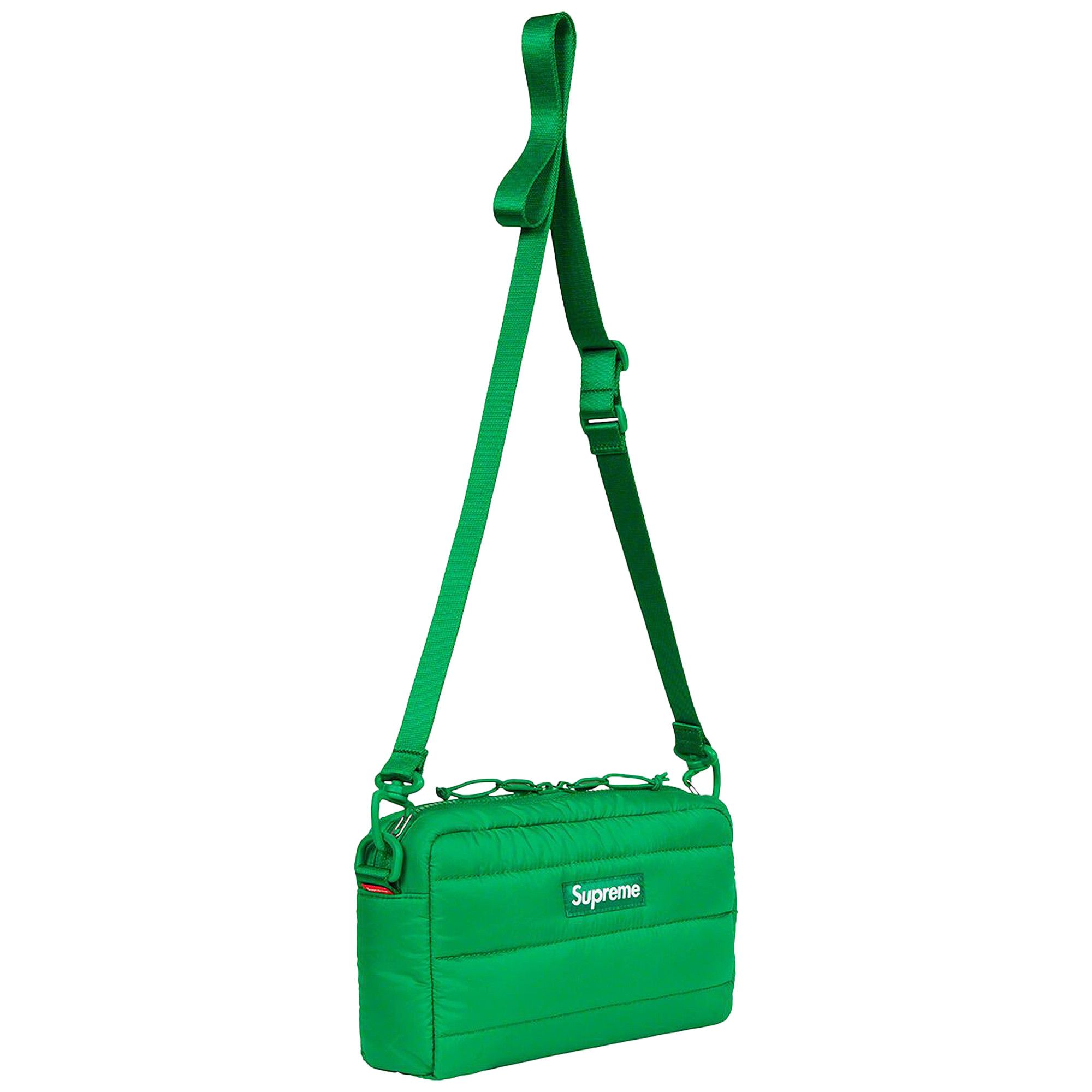 Buy Supreme Puffer Side Bag 'Green' - FW22B18 GREEN | GOAT