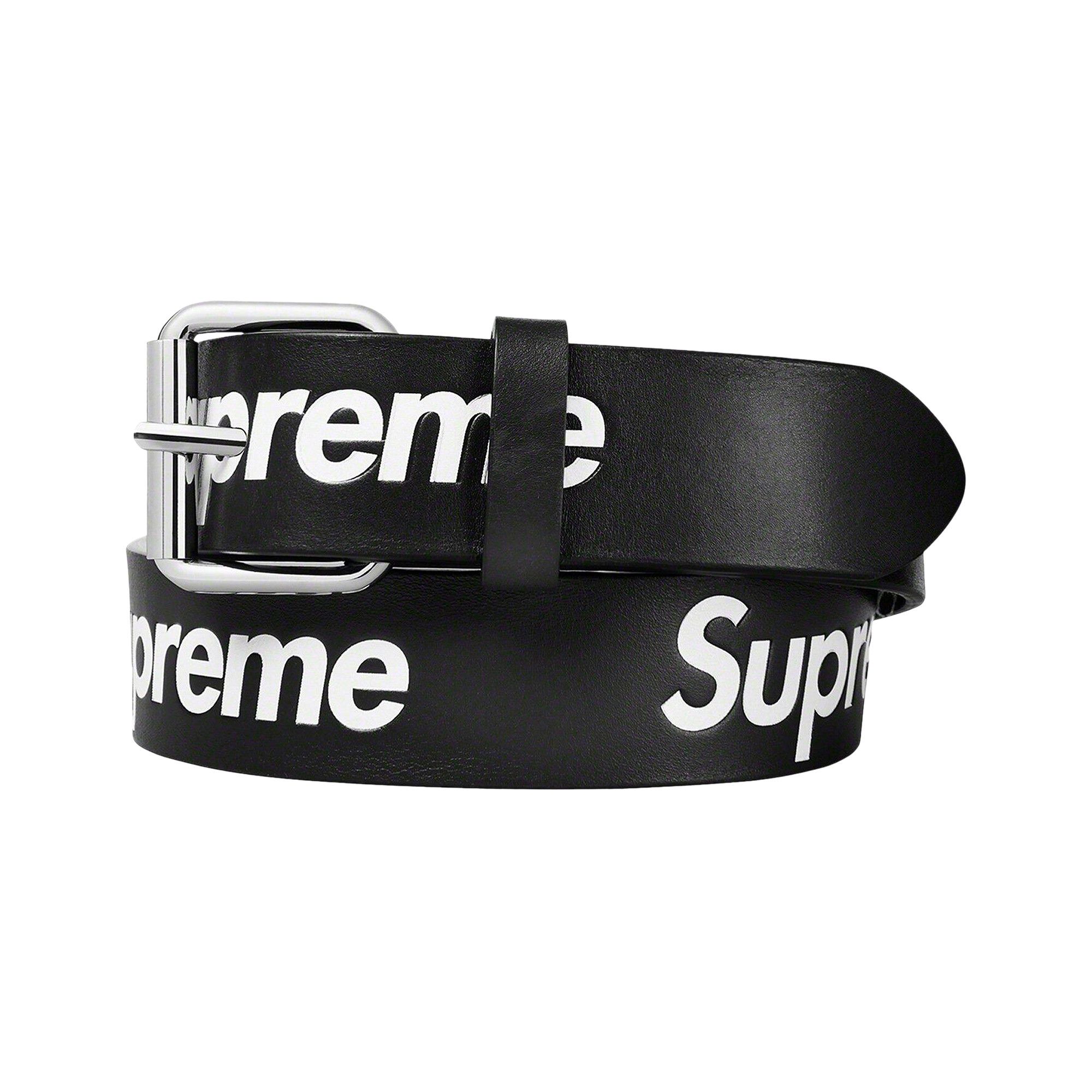 Buy Supreme Repeat Leather Belt 'Black' - SS24A27 BLACK | GOAT CA