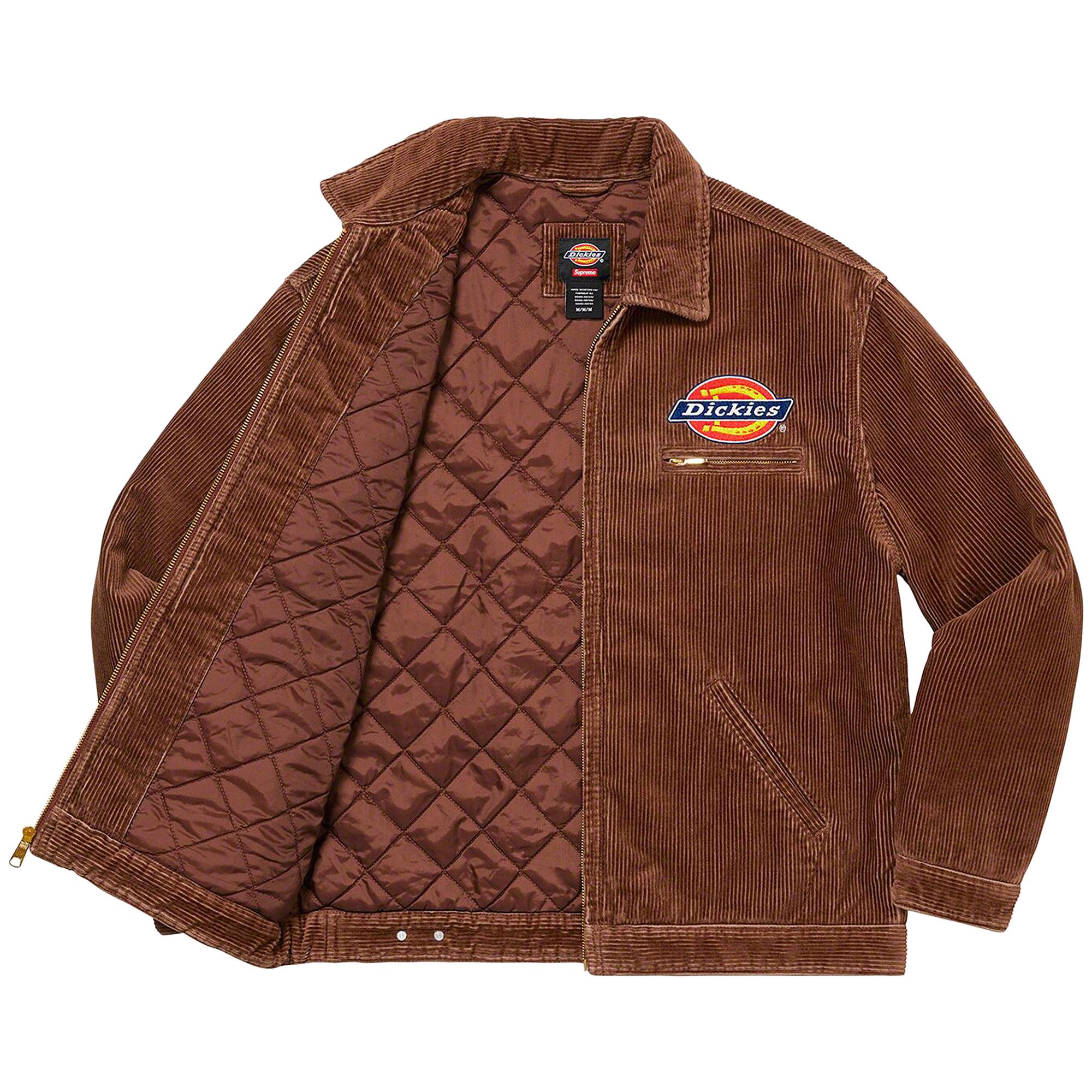 Buy Supreme x Dickies Corduroy Work Jacket 'Brown' - FW22J14 BROWN