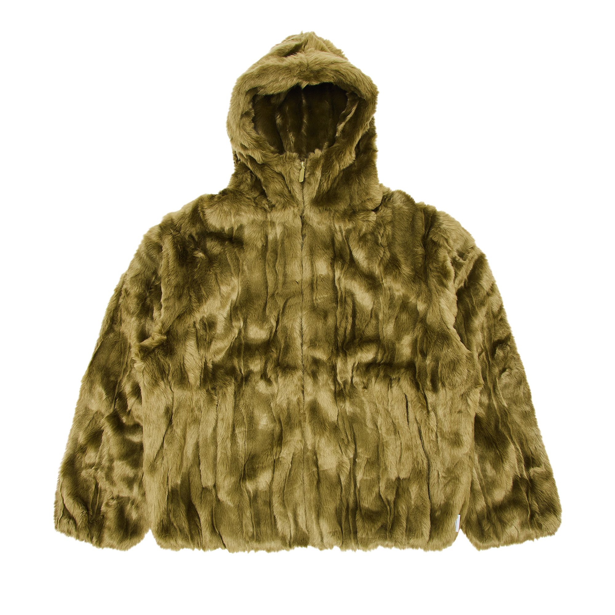 Buy Supreme Faux Fur Hooded Jacket 'Olive' - FW24J52 OLIVE | GOAT