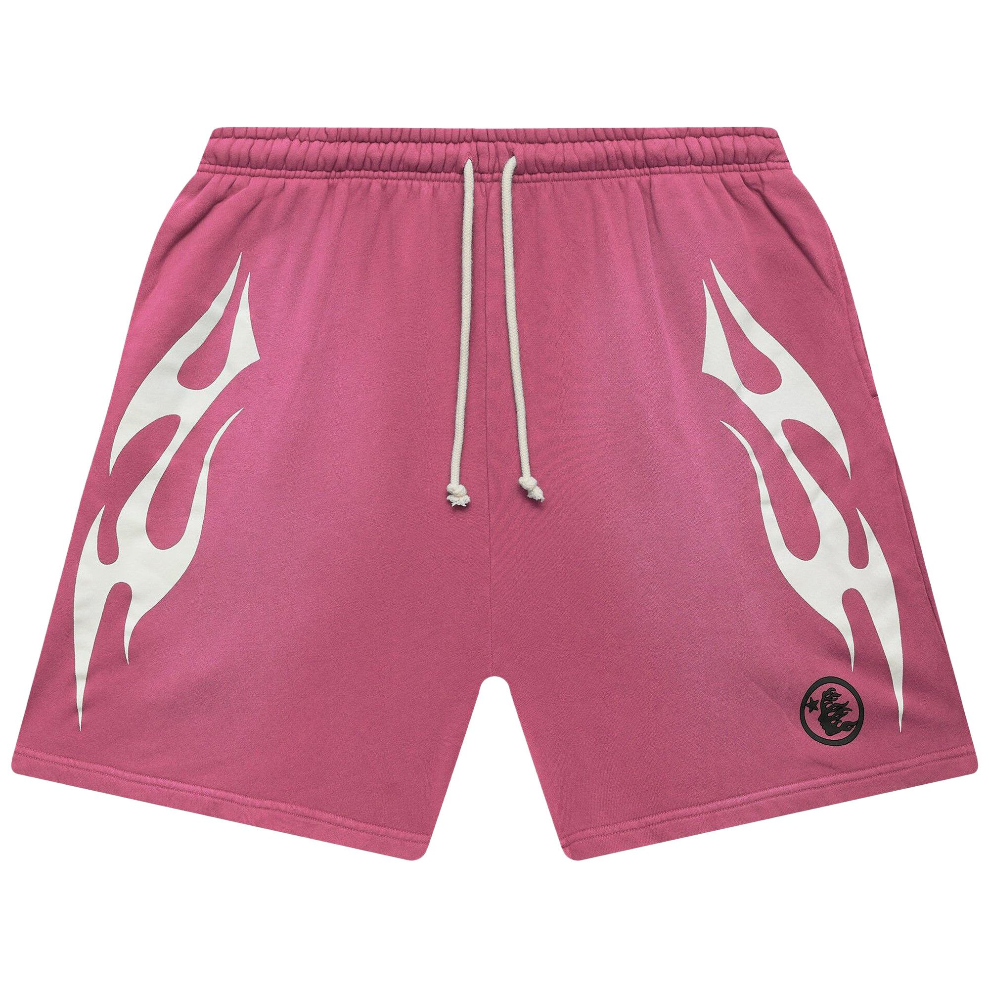 Buy Hellstar Flame Shorts 'Pink' - HS03SHO001 PINK | GOAT