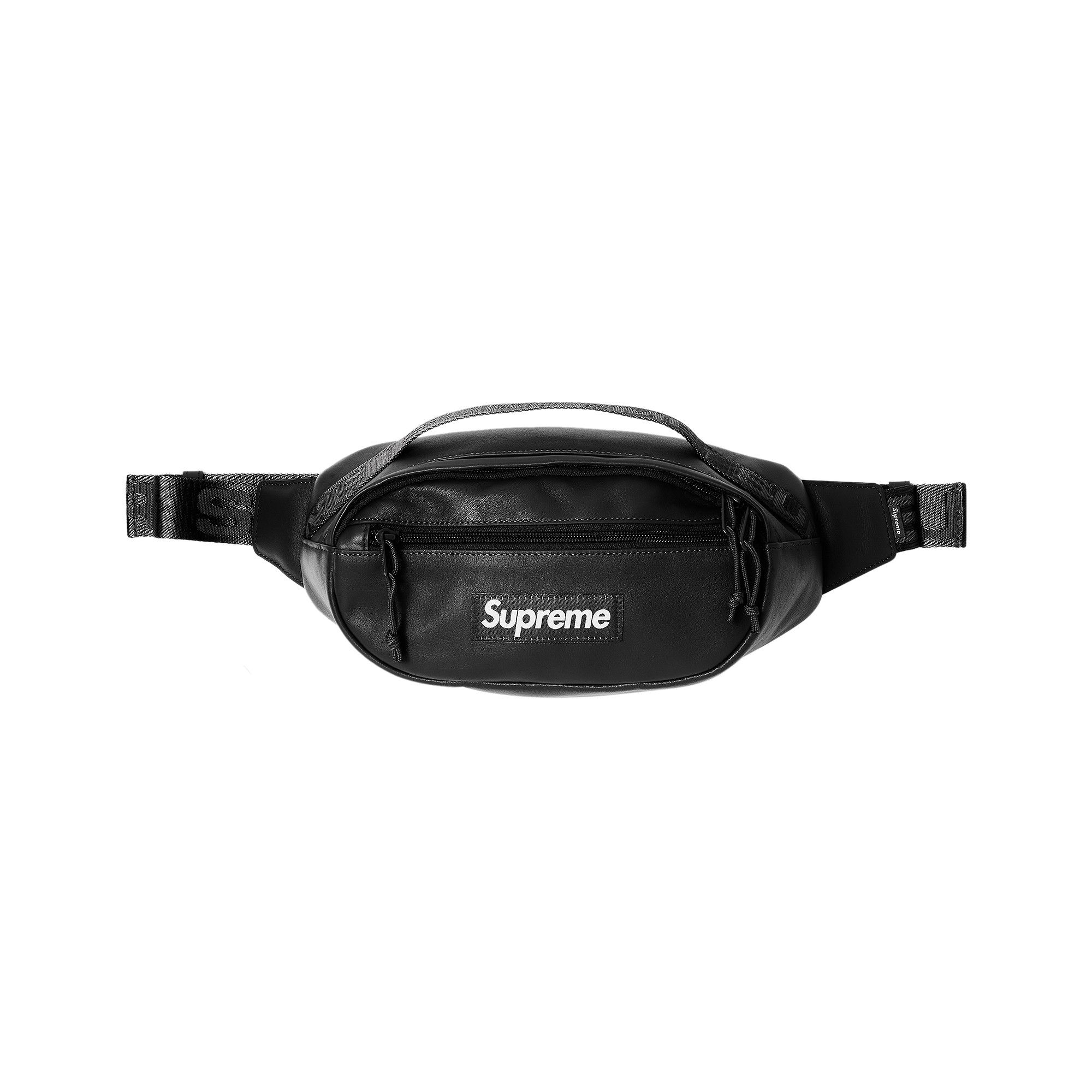 Buy Supreme Leather Waist Bag 'Black' - FW24B43 BLACK | GOAT