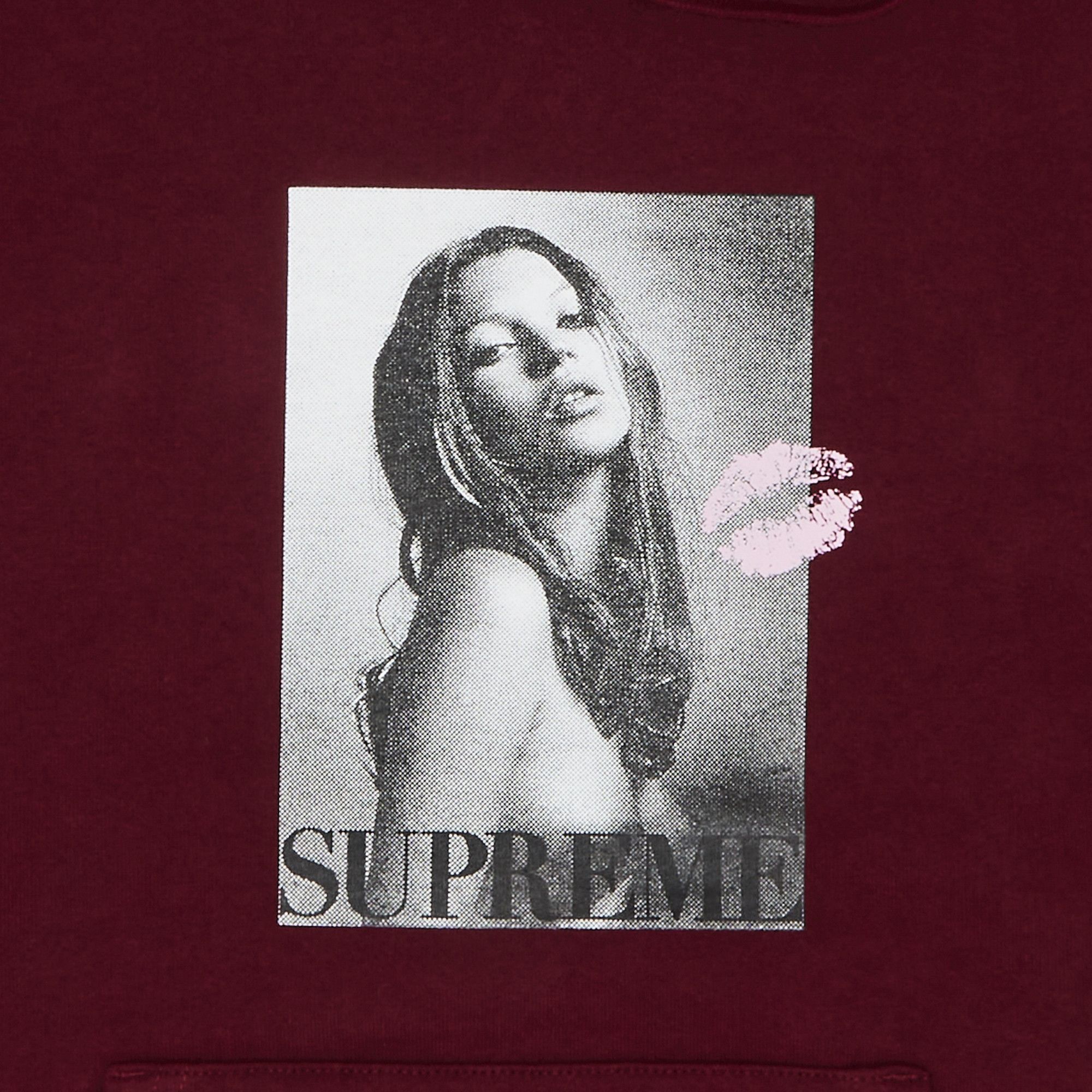 Buy Supreme Kate Moss Hooded Sweatshirt 'Cardinal' - FW24SW70