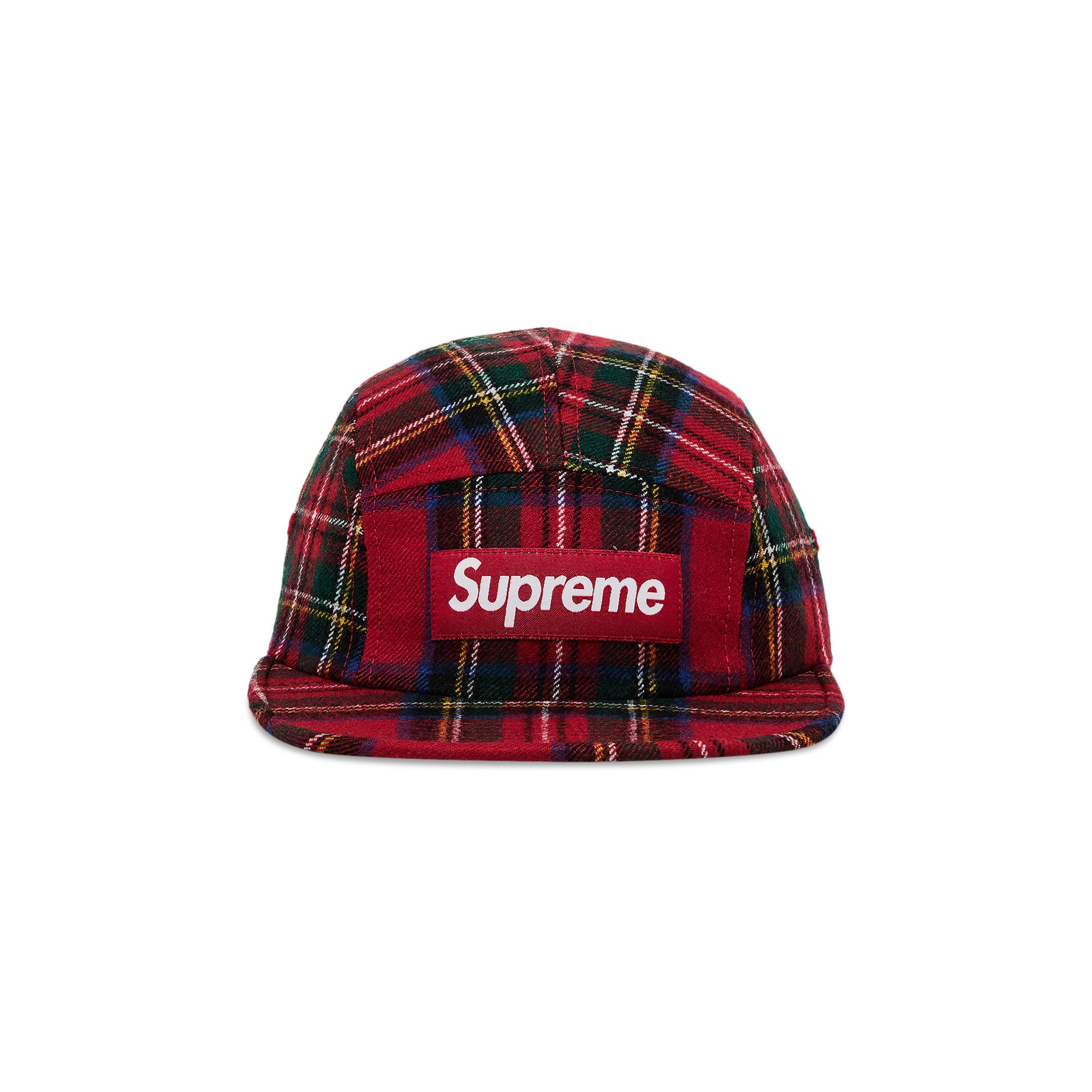 Buy Supreme Lochcarron Camp Cap 'Red Plaid' - FW24H108 RED PLAID