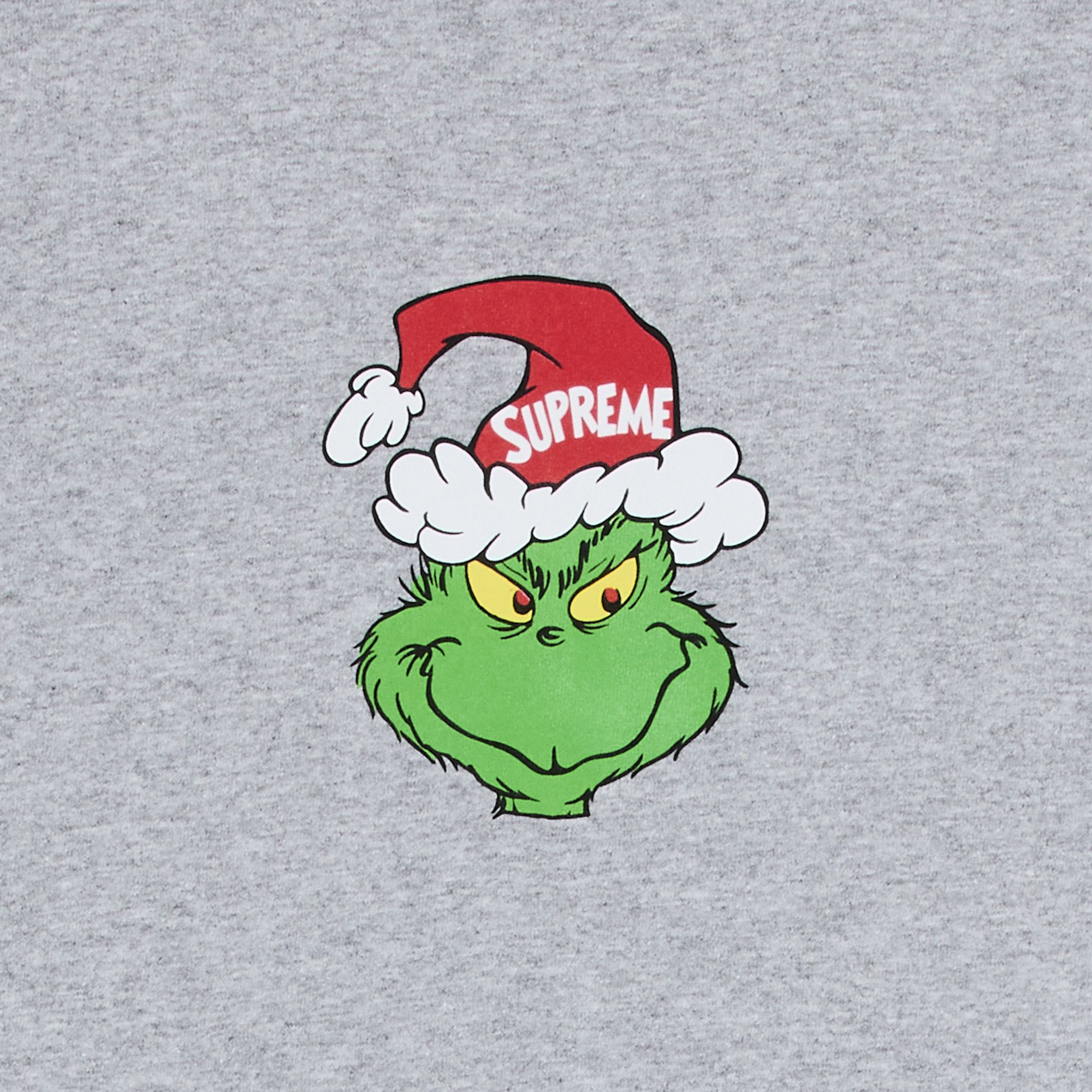Buy Supreme Grinch Tee 'Heather Grey' - FW24T48 HEATHER GREY | GOAT
