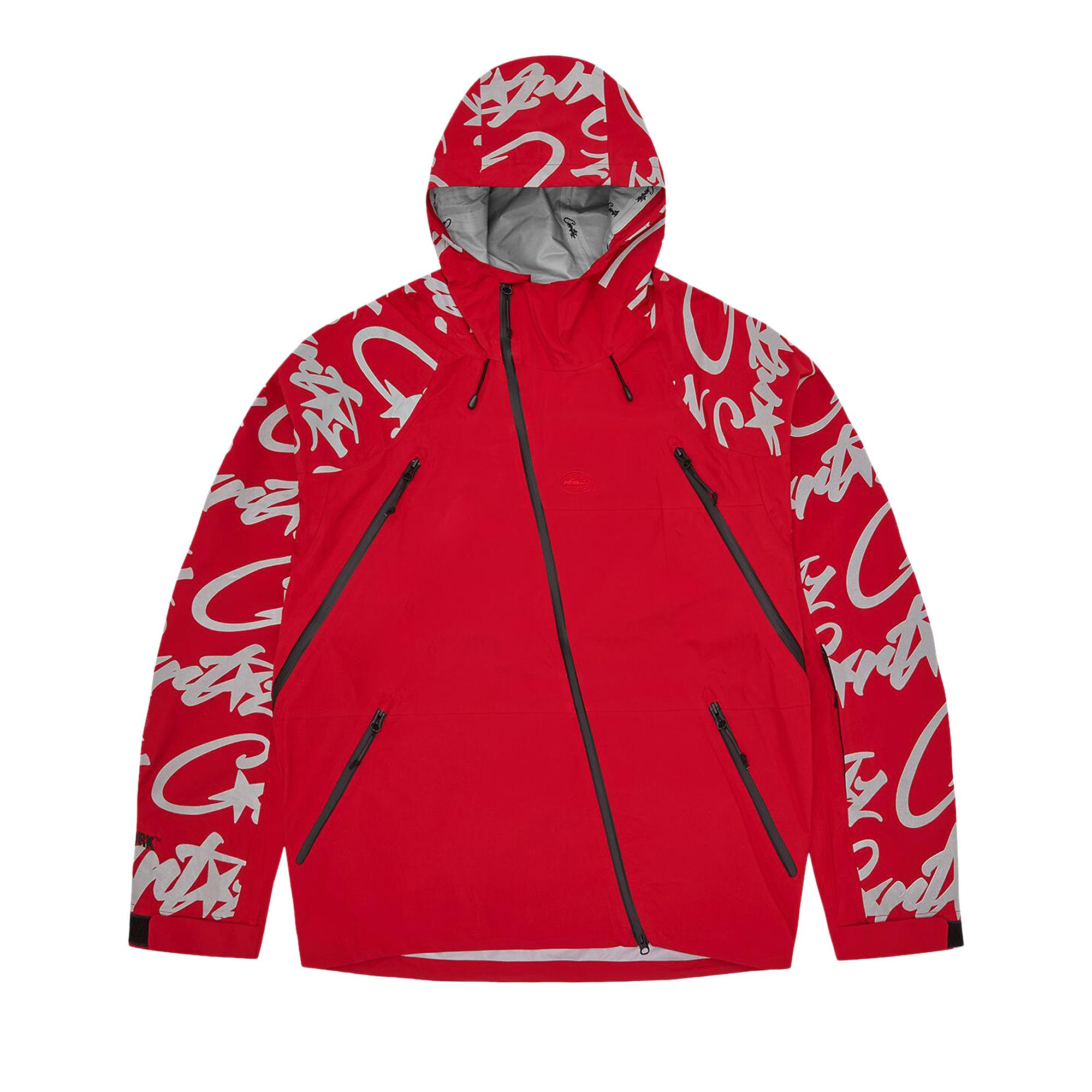 Buy Corteiz Elitework Waterproof Shell Jacket V2 'Red' - 07892