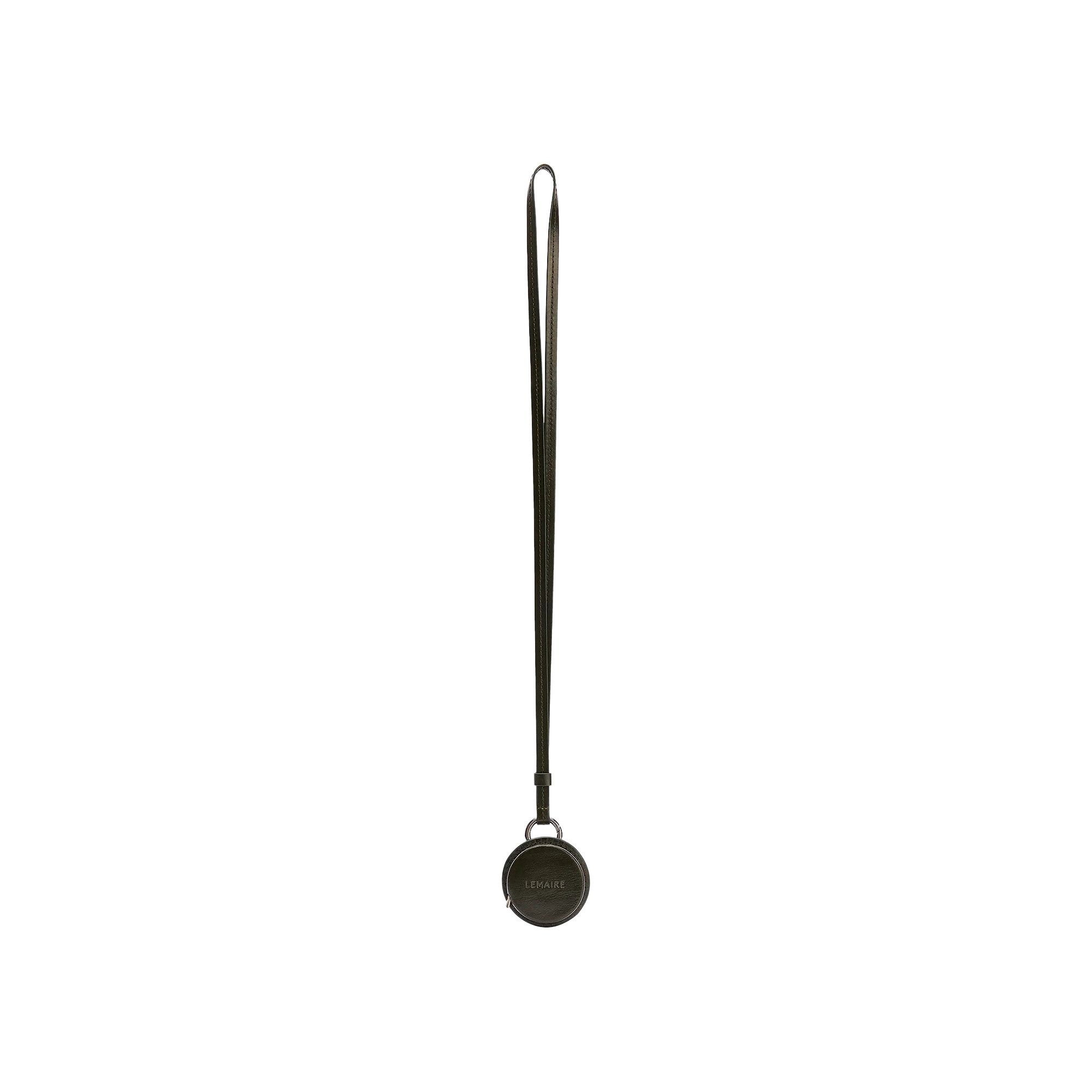 Buy Lemaire Molded Tape Necklace 'Peat Green' - SL0052 LL0132