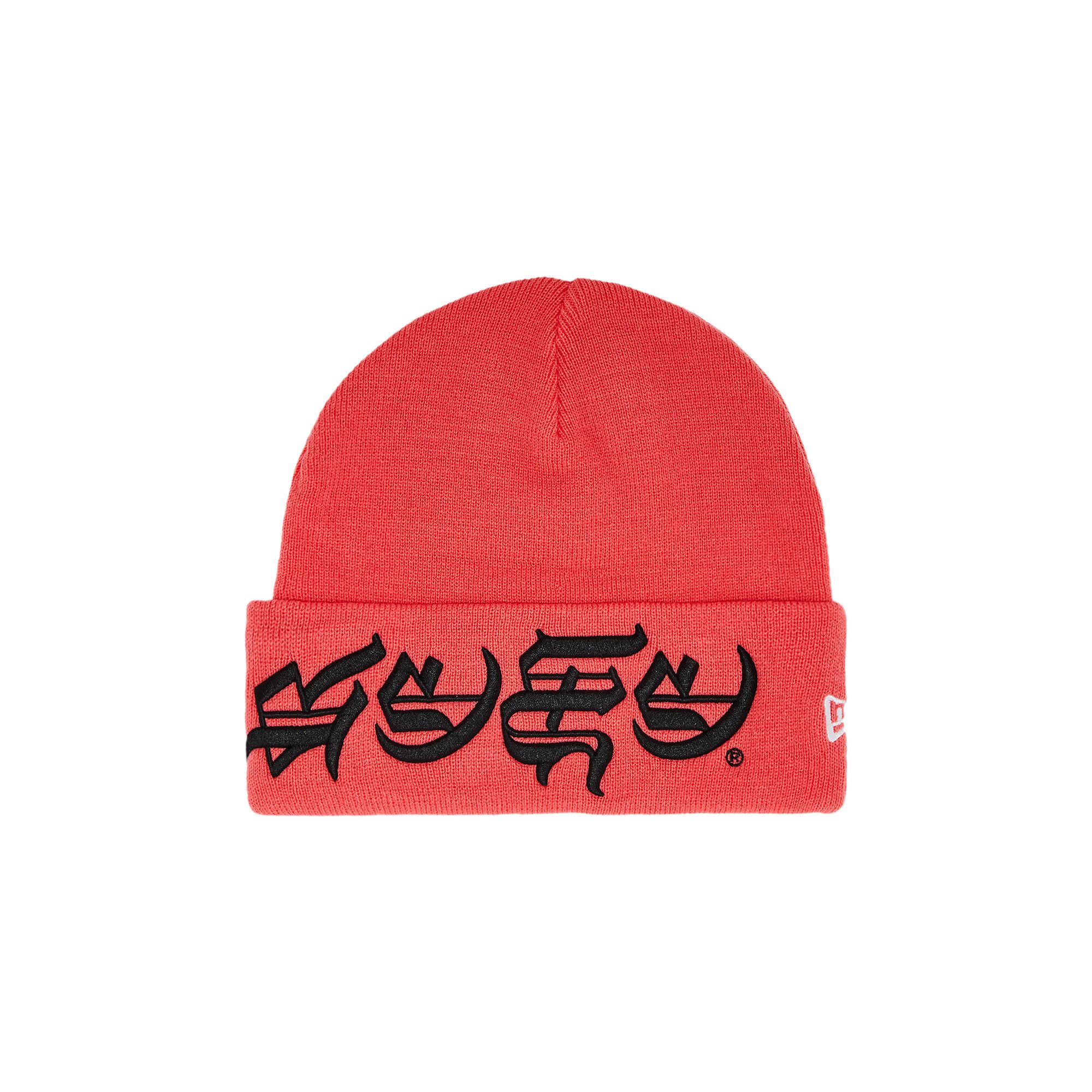 Buy Supreme New Era Blackletter Beanie 'Watermelon' - SS25BN5