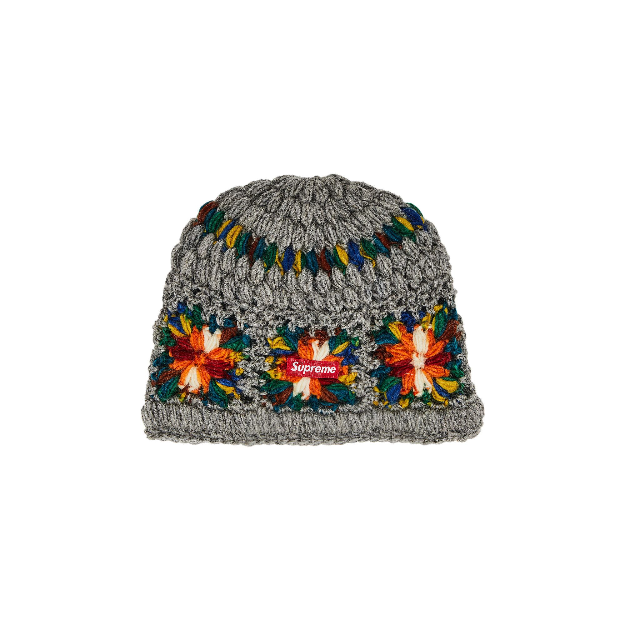 Buy Supreme Crochet Beanie 'Heather Grey' - SS25BN12 HEATHER GREY