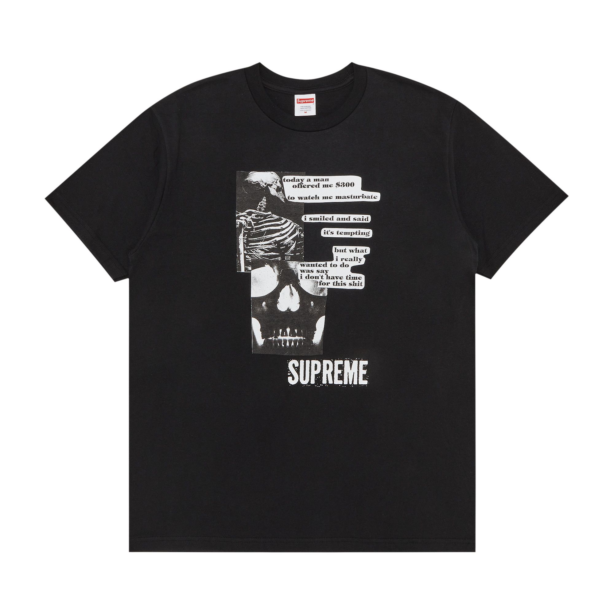 Buy Supreme Anatomy Tee 'Black' - SS25T31 BLACK | GOAT