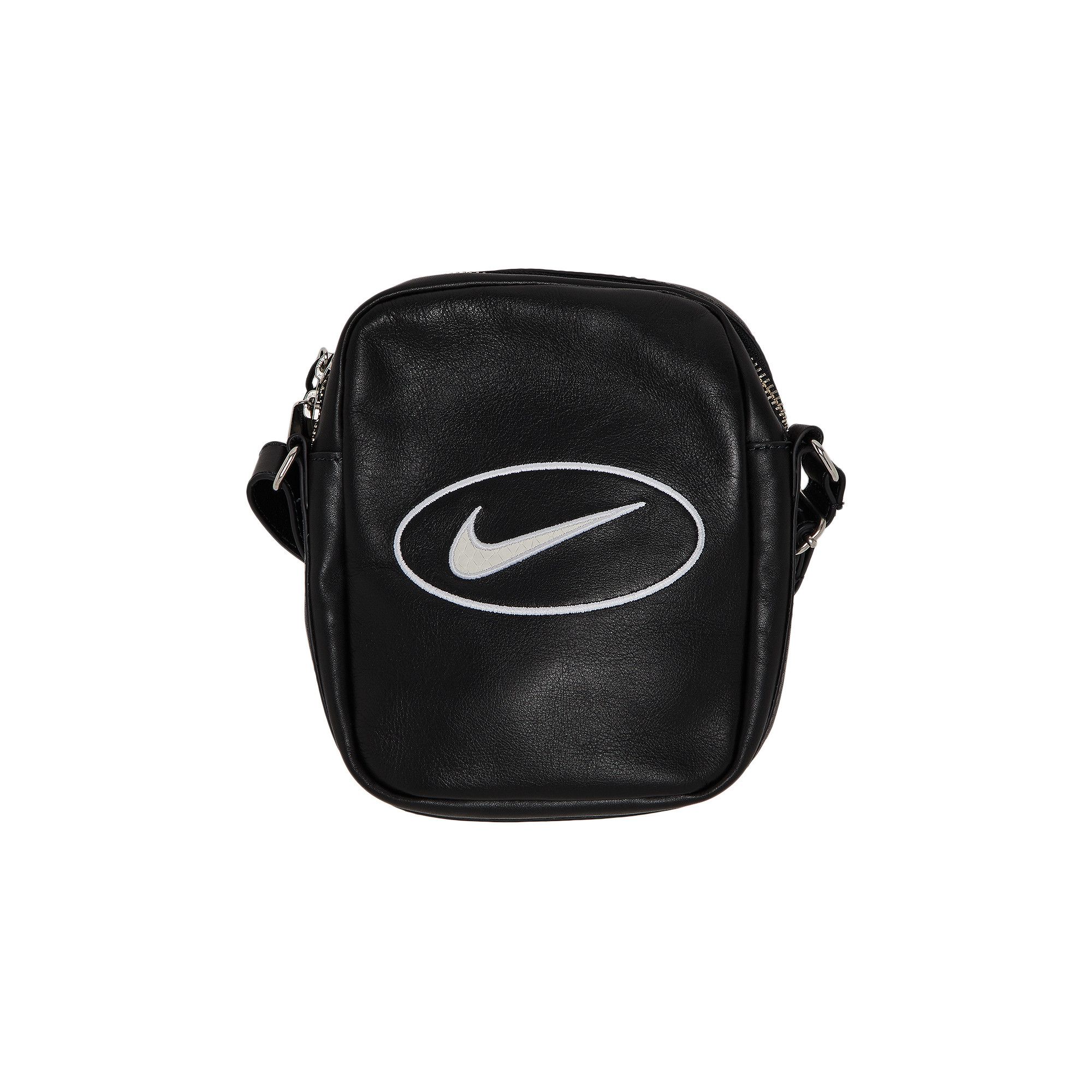 Buy Supreme x Nike Leather Shoulder Bag 'Black' - SS25B1 BLACK | GOAT