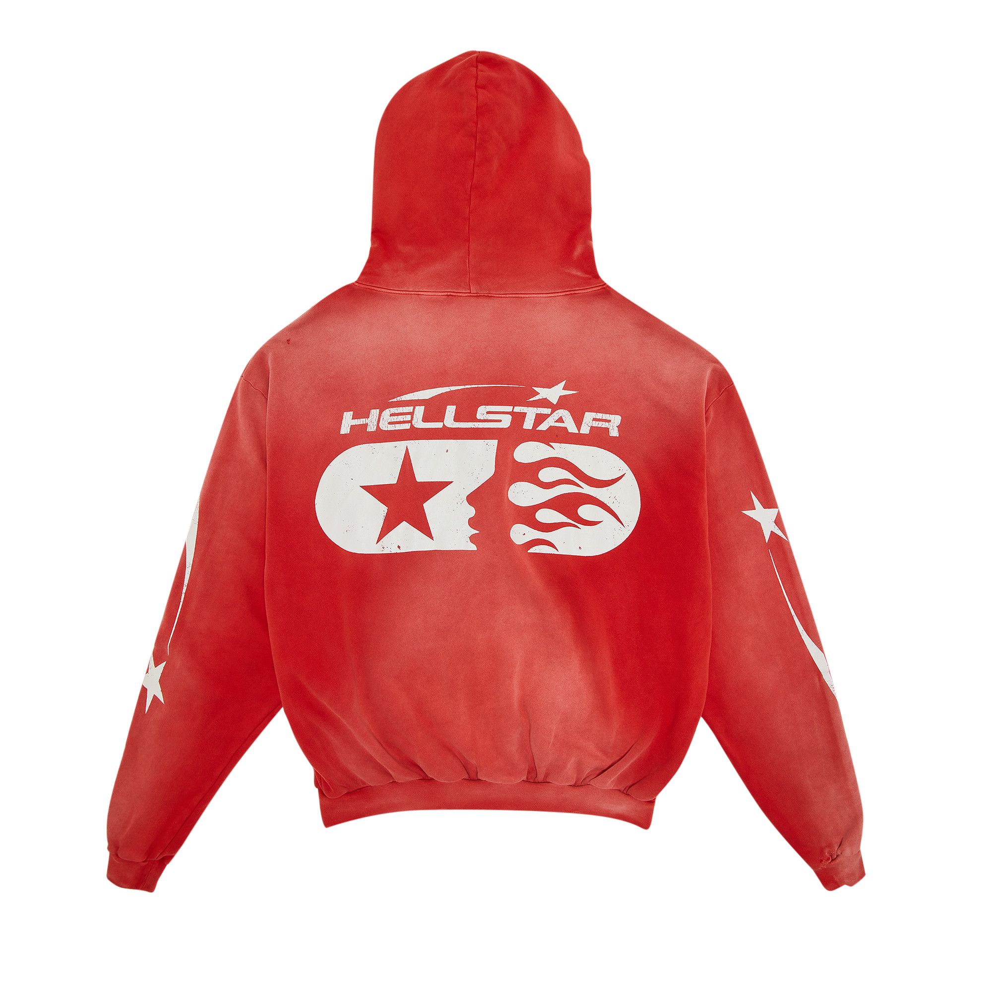 Buy Hellstar Studios Zip Hoodie 'Red' - HS02ZIP001 RED | GOAT