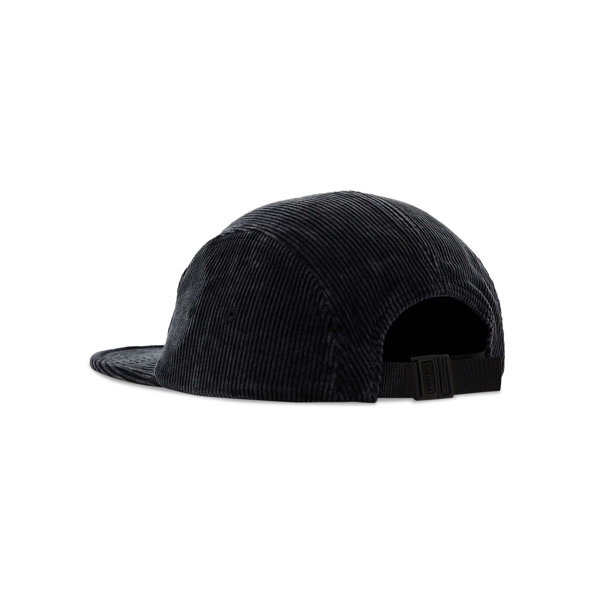 Achetez des Supreme Corduroy Camp Cap 'Black' - SS25H82 BLACK