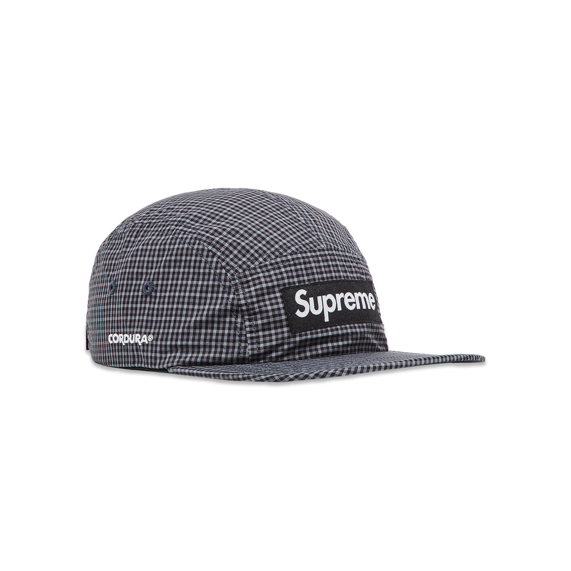 Buy Supreme x Cordura Plaid Camp Cap 'Black' - SS25H21 BLACK | GOAT