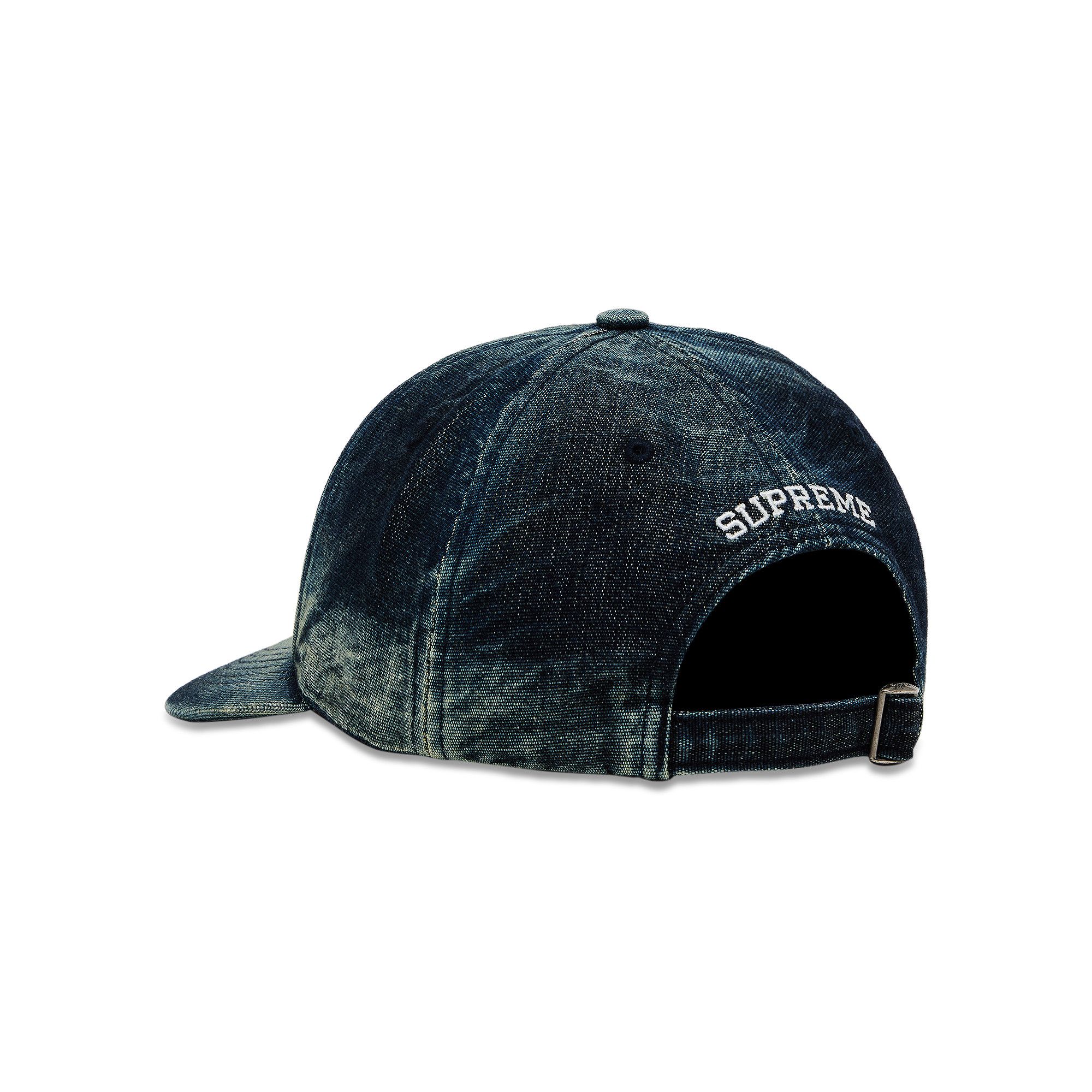 Buy Supreme Cordura Denim S Logo 6-Panel 'Bleached Indigo