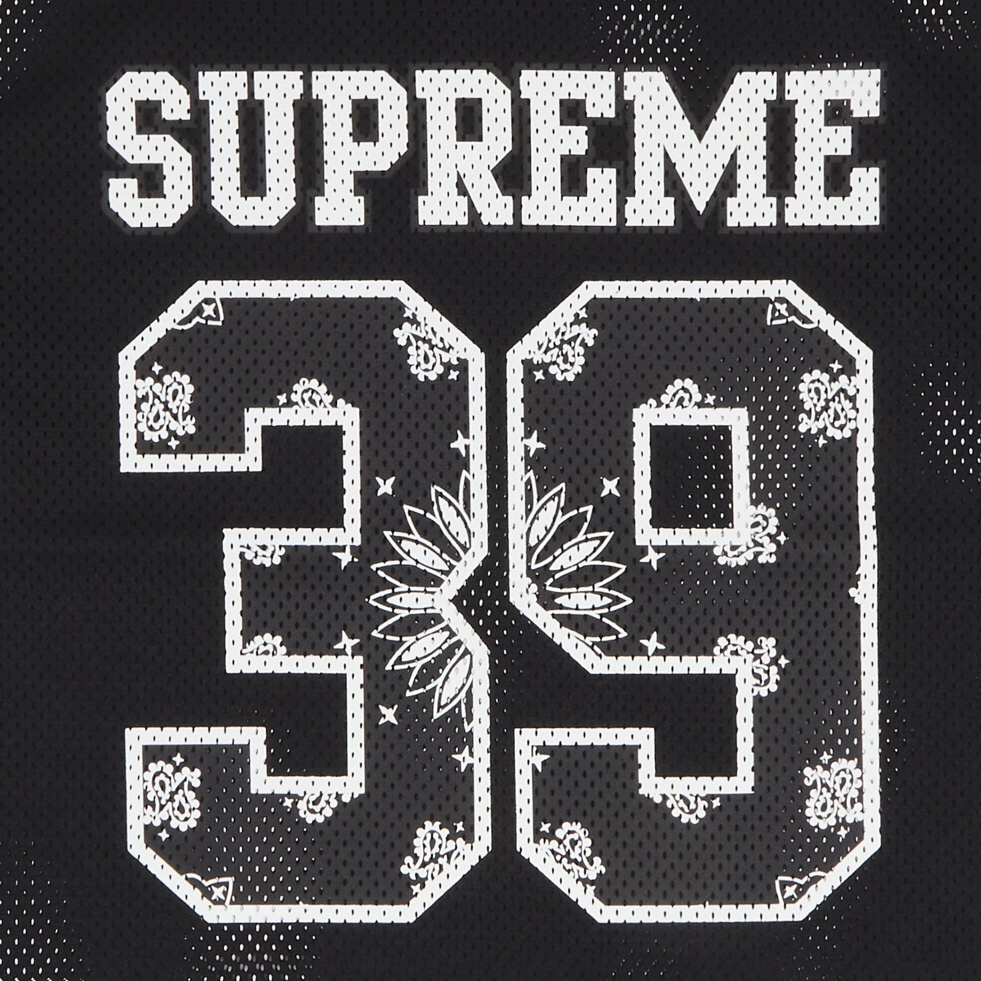 Buy Supreme Bandana Football Jersey 'Black' - SS25KN94 BLACK | GOAT