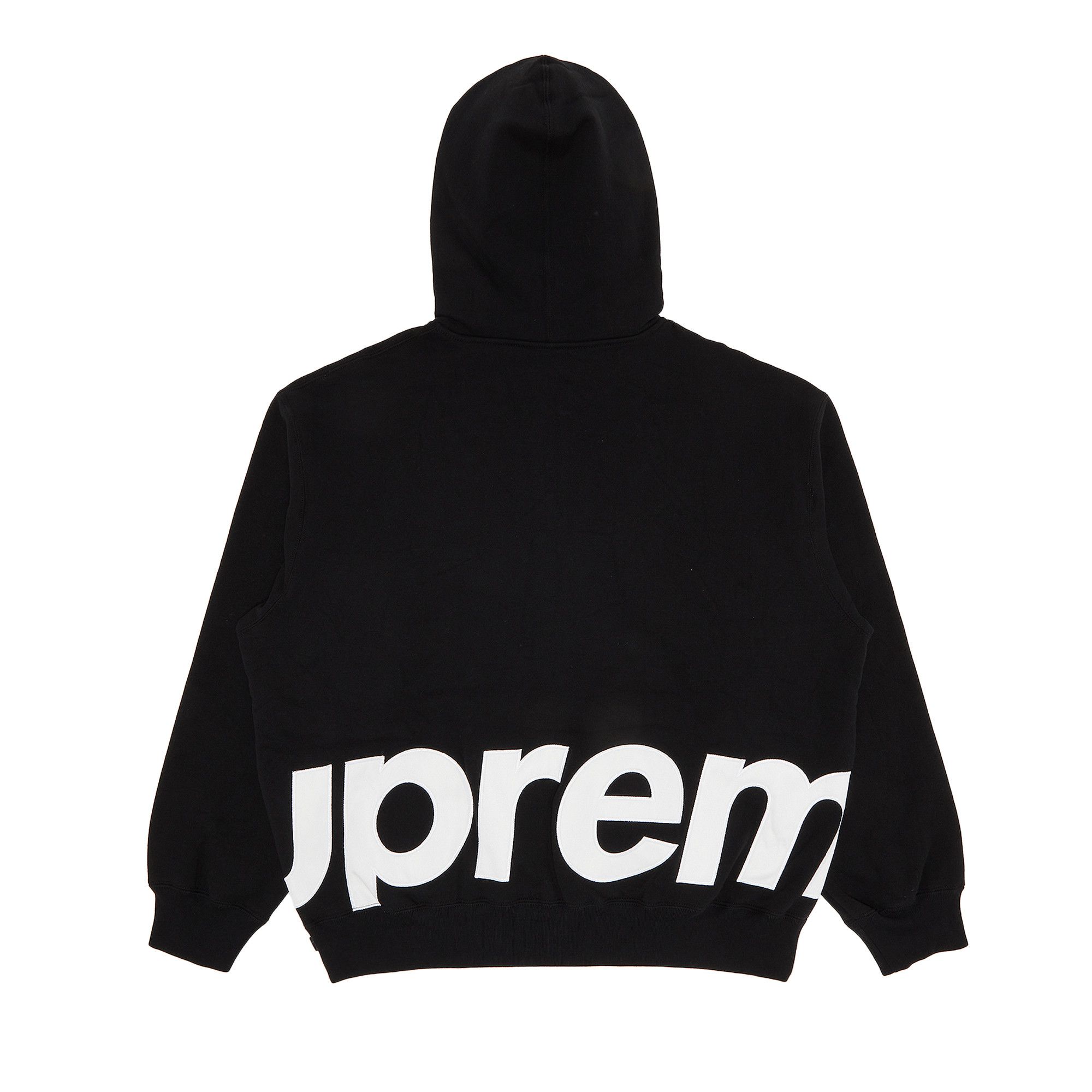 Buy Supreme Big Logo Zip Up Hooded Sweatshirt 'Black' - SS25SW46