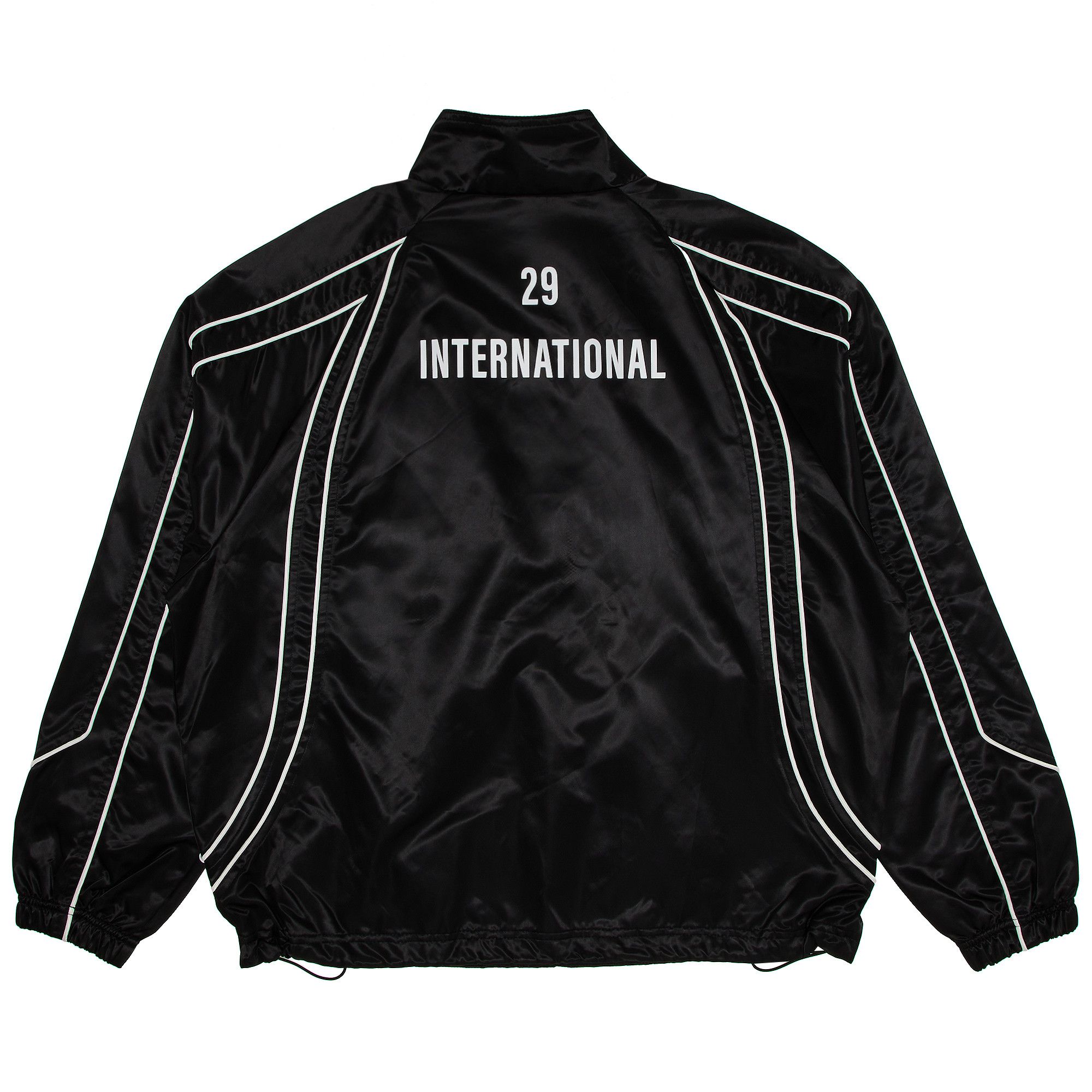 Buy Supreme Satin Piping Pullover 'Black' - SS25J51 BLACK | GOAT