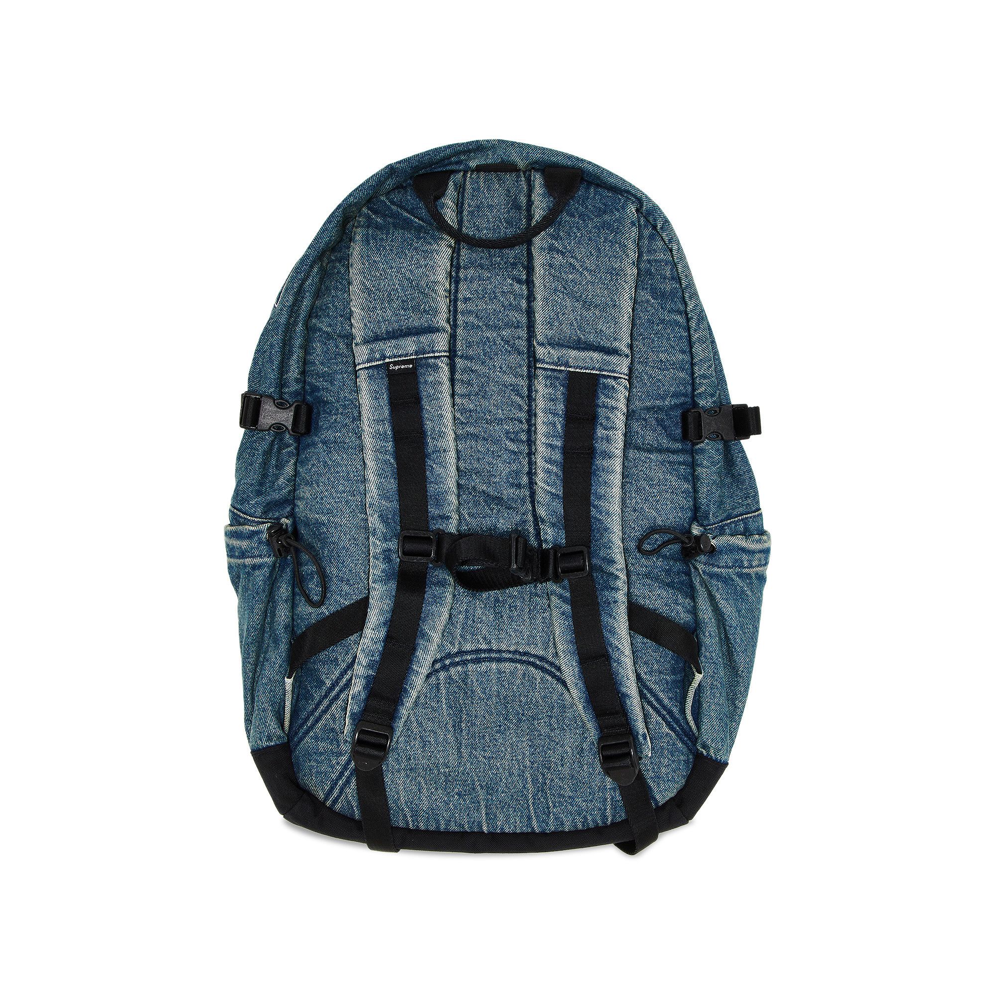 Buy Supreme Denim Backpack 'Washed Indigo' - FW25B1 WASHED INDIGO