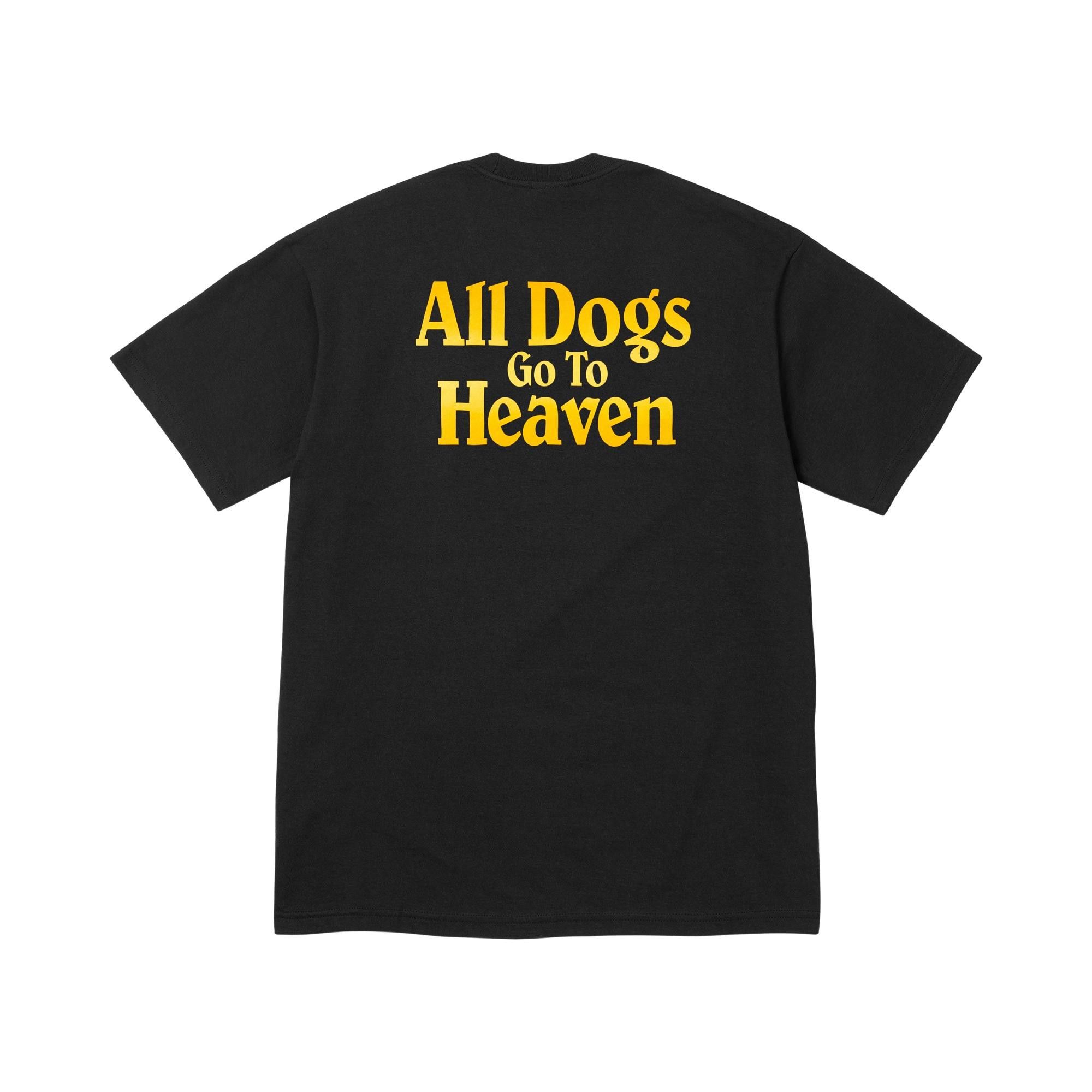 Buy Supreme All Dogs Go To Heaven Tee 'Black' - FW25T42 BLACK | GOAT