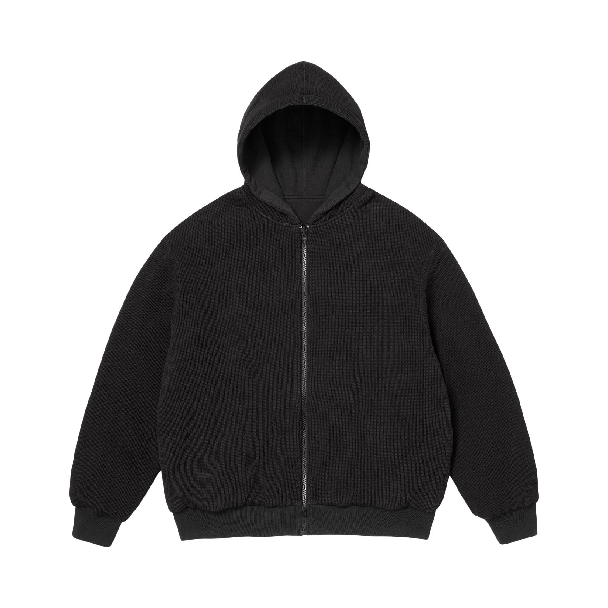 Buy Supreme Reversible Work Zip Up Hooded Sweatshirt 'Black