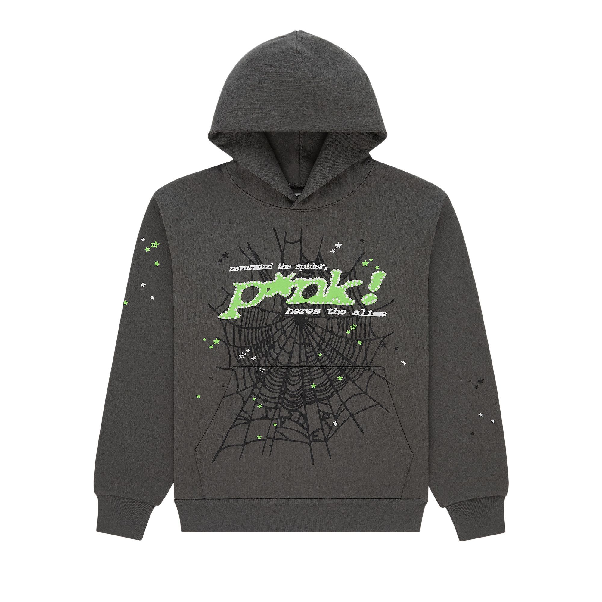 Buy Sp5der Sp5 Punk Pullover Hoodie 'Slate' - ST044FW25SLT | GOAT
