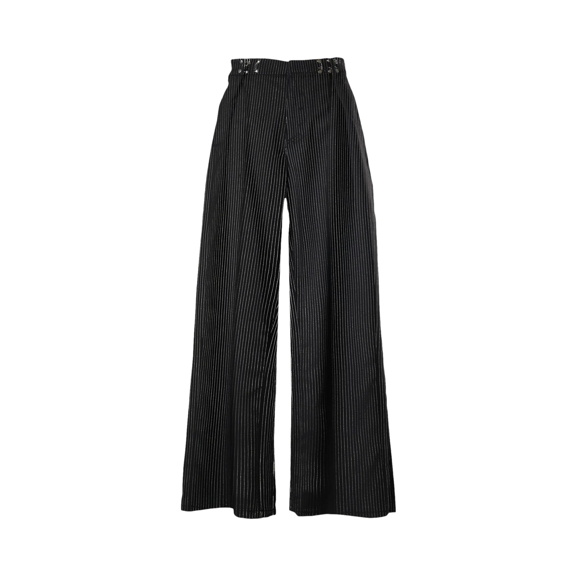 Buy Basketcase Gallery Caldwell Pinstripe Slacks 'Black' - 12784