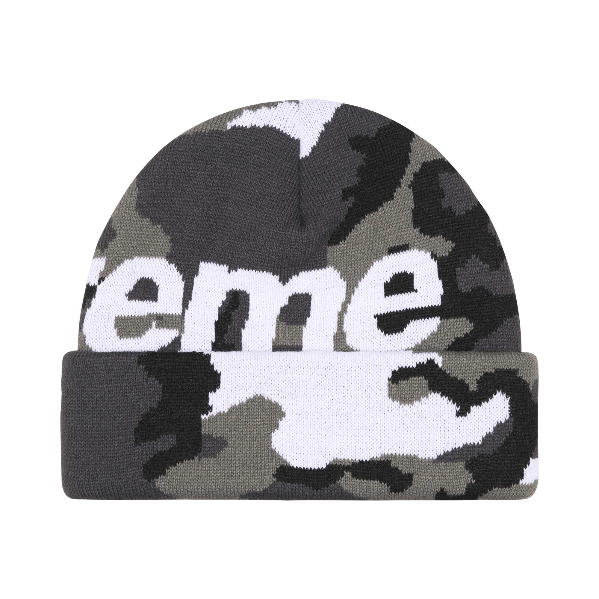 Buy Supreme Camo Big Logo Beanie 'Snow Camo' - FW25BN12 SNOW CAMO
