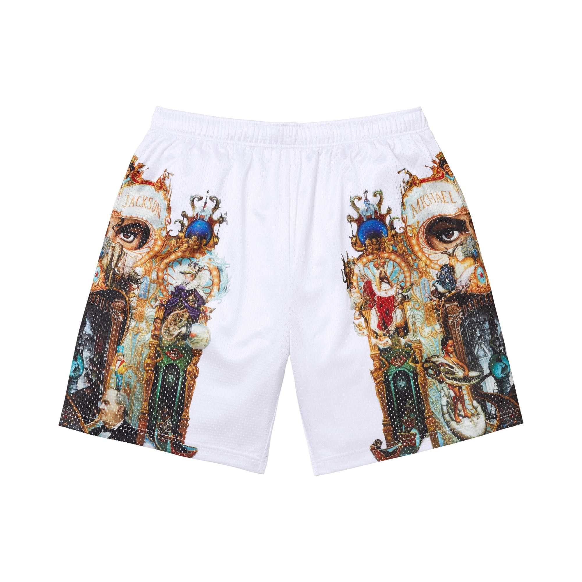 Buy Supreme Michael Jackson Dangerous Mesh Short 'White' - FW25SH4