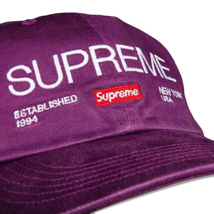 Buy Supreme Est. 1994 6-Panel 'Purple' - FW21H131 PURPLE | GOAT