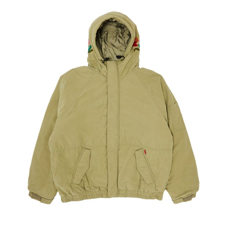 Buy Supreme Needlepoint Hooded Jacket 'Olive' - FW23J40 OLIVE | GOAT