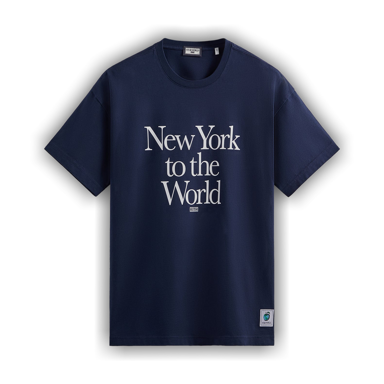 Buy Kith New York To The World Motto Tee 'Nocturnal' - KHM031269